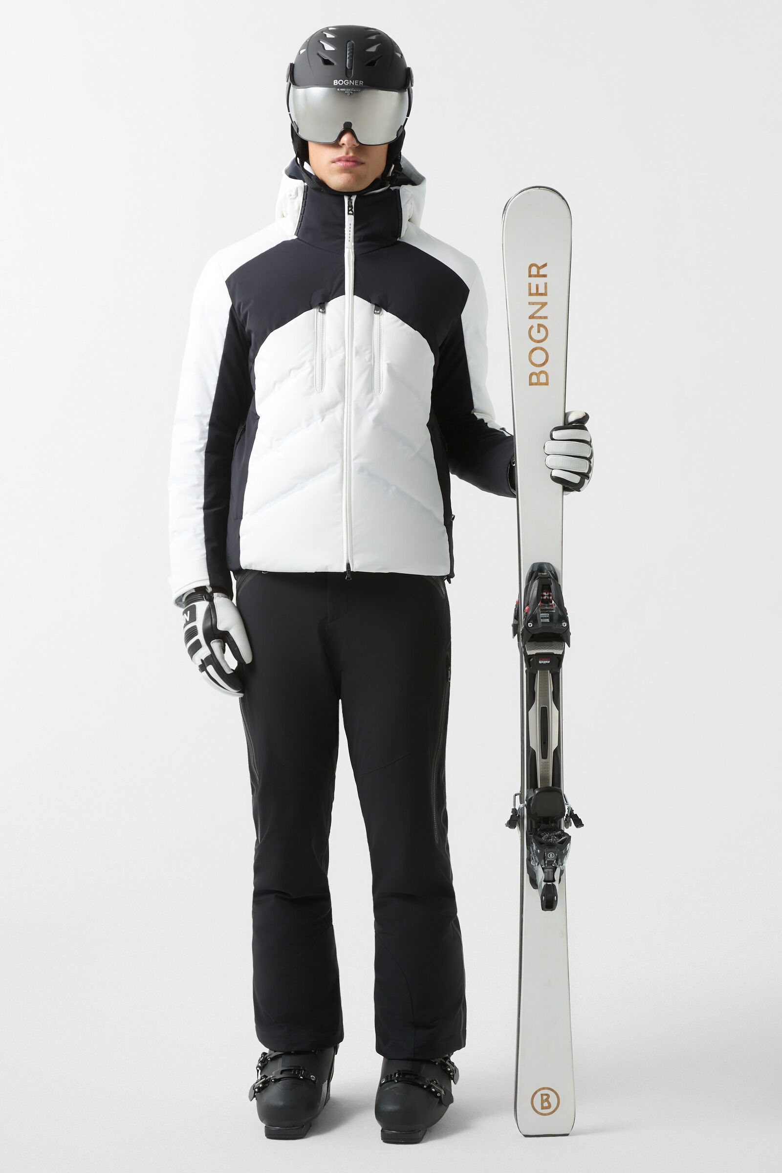 Jervis ski jacket White/black