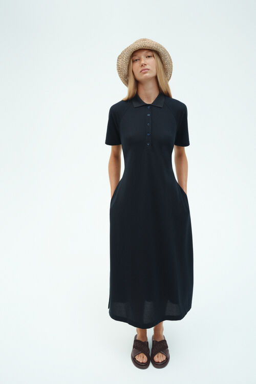 Ashlyn shirt dress Navy blue