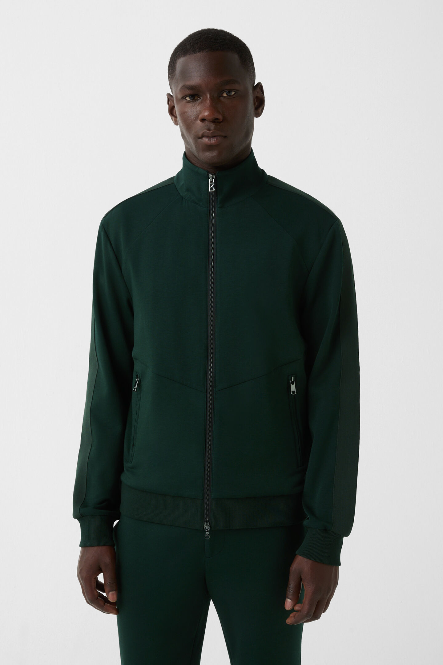Severin jersey jacket Dark green