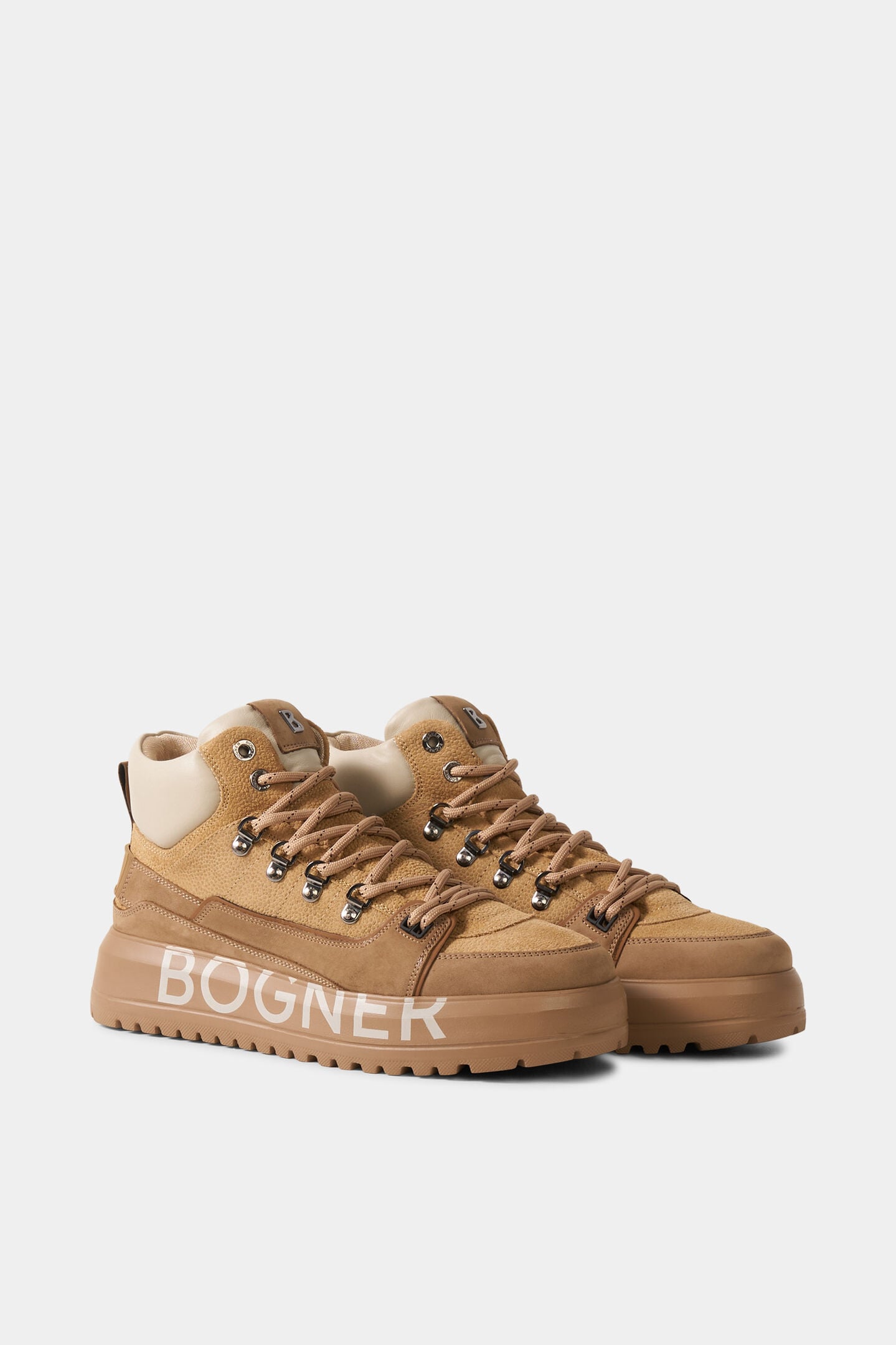 Antwerp high-top sneakers Brown/Camel