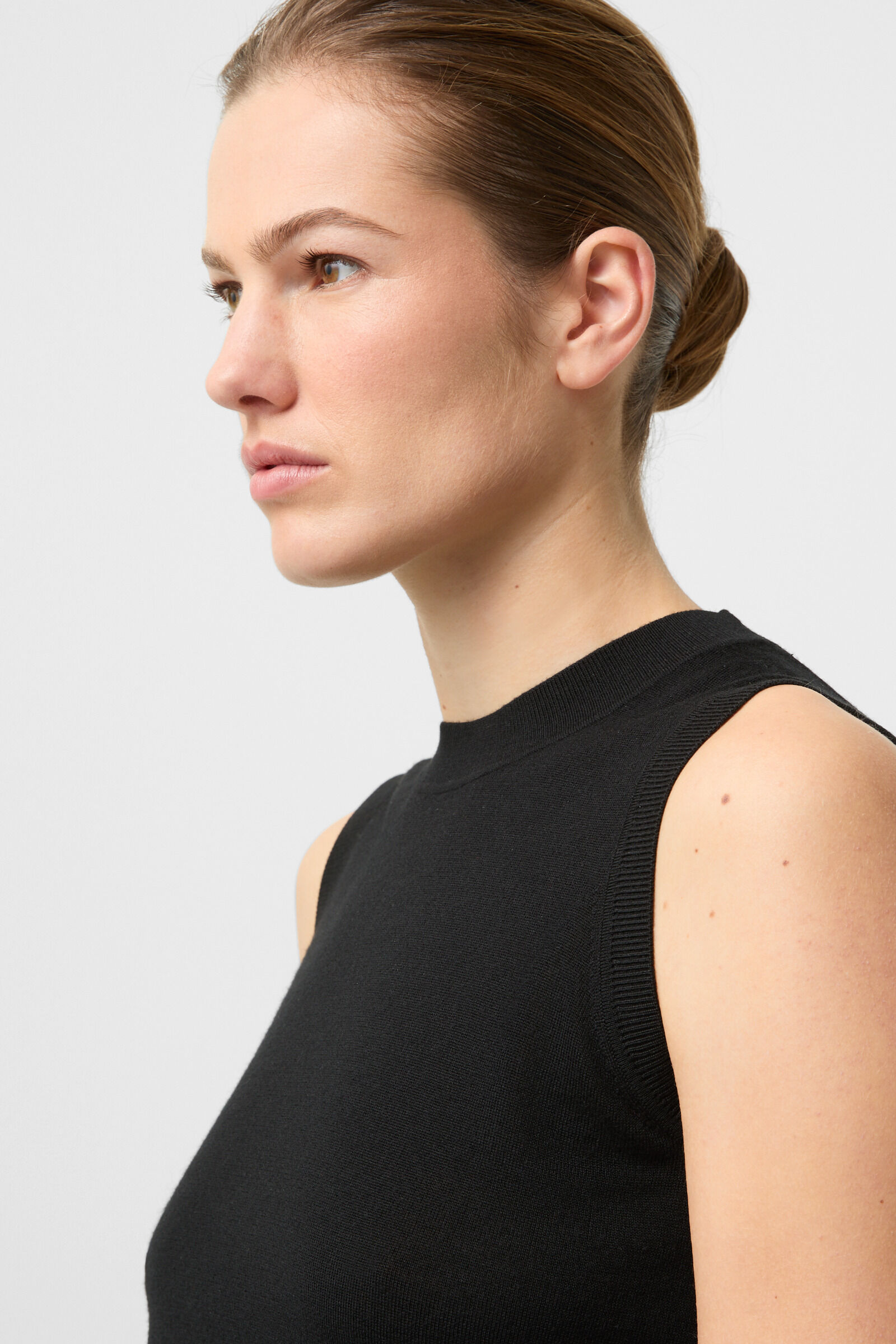 Strick-Top Isola Schwarz