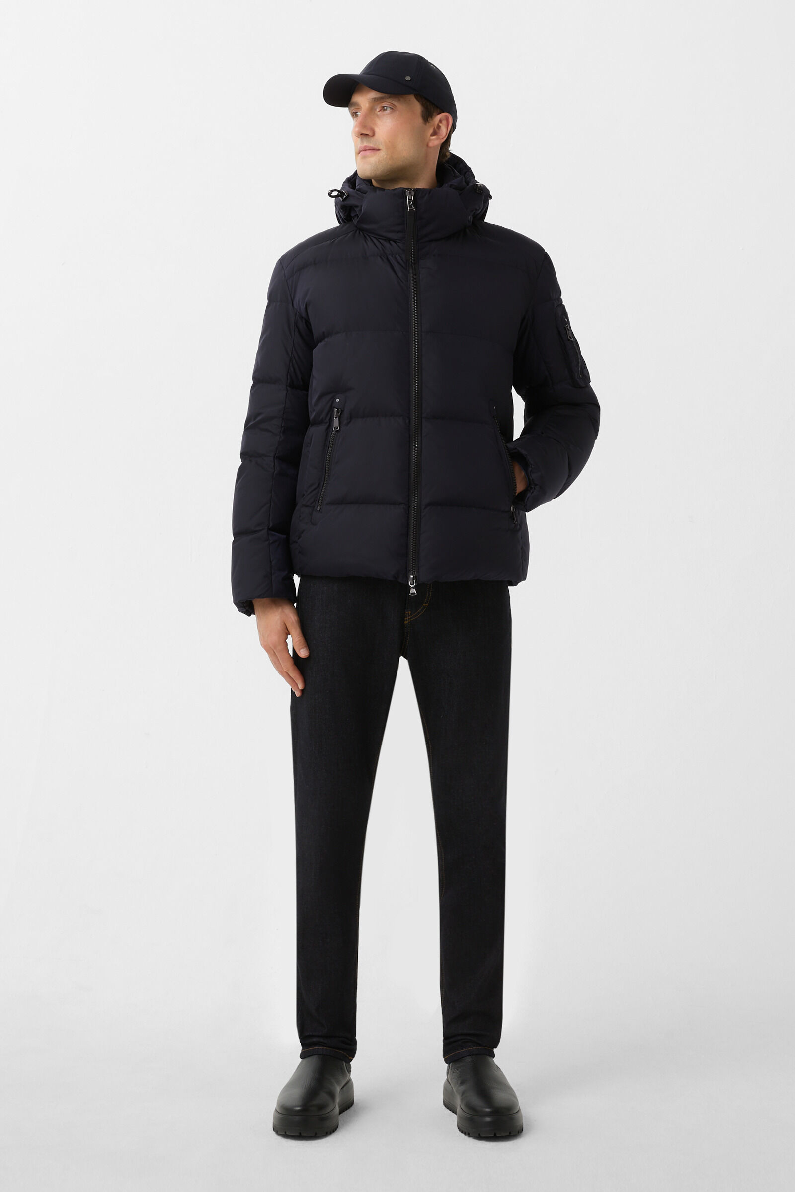 Jamy down jacket Navy blue
