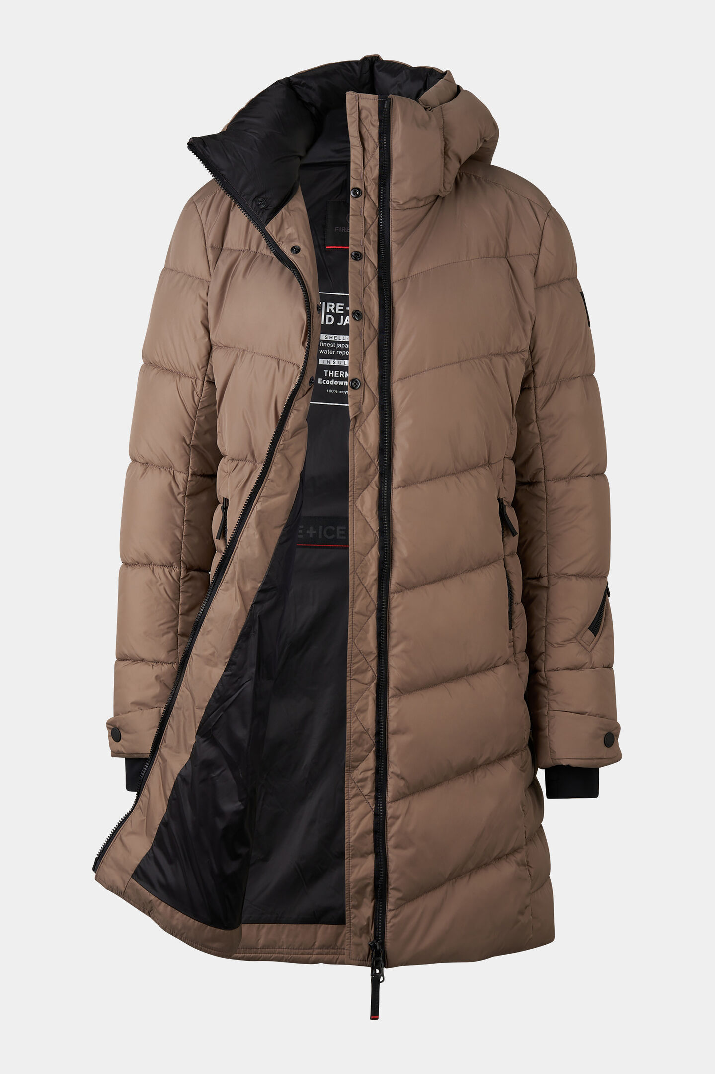Manteau matelassé Aenny Caramel