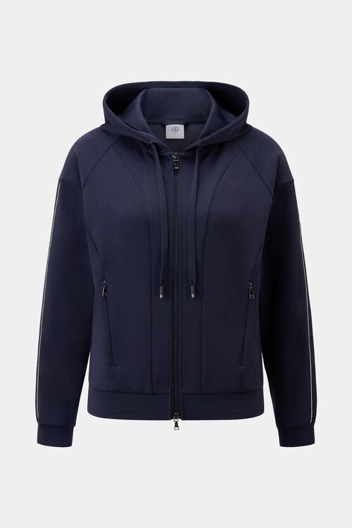 Marlena jersey jacket Navy blue