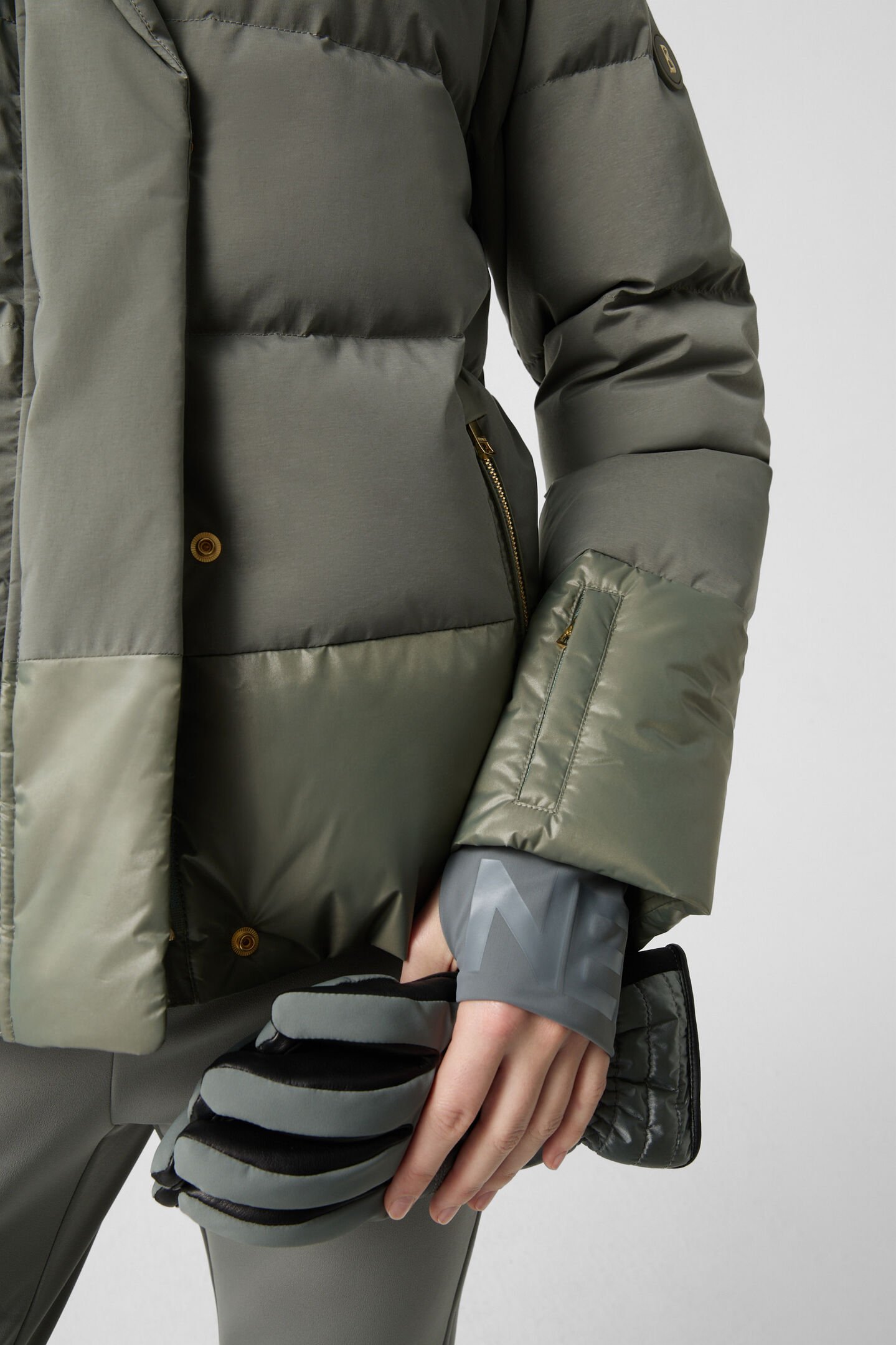 Doudoune de ski Maja Vert olive