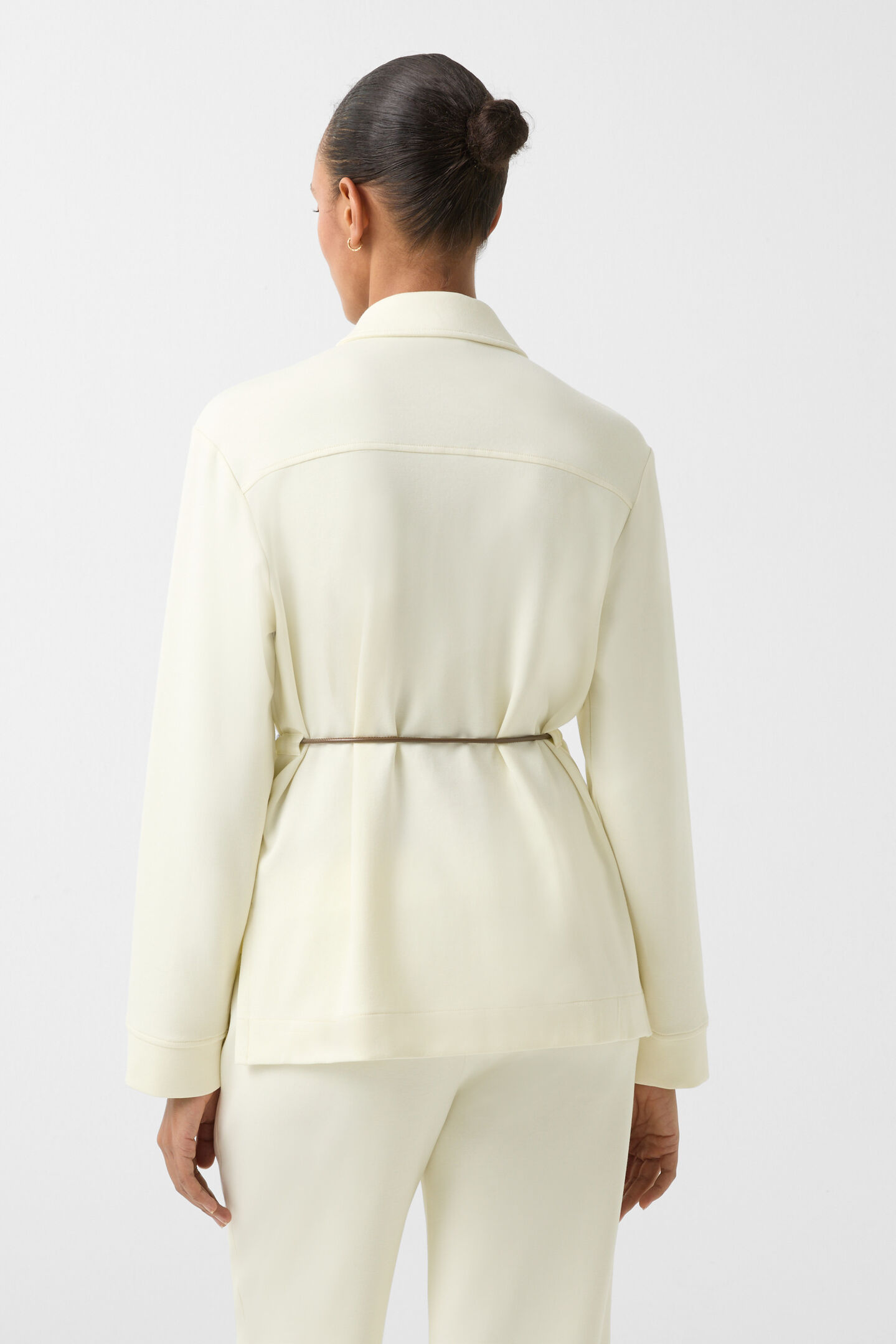 Sweat-Overshirt Filippa Vanille