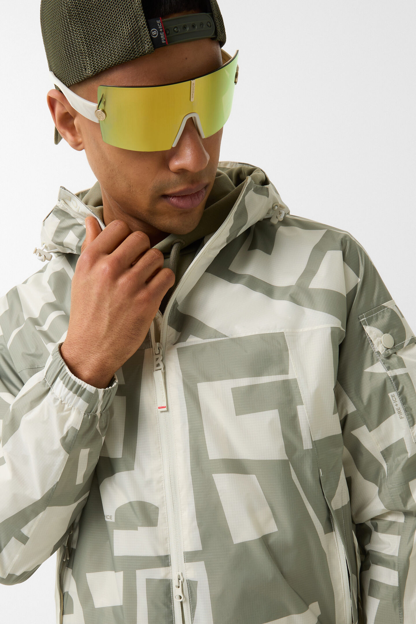 Justin functional jacket Beige/Off-White