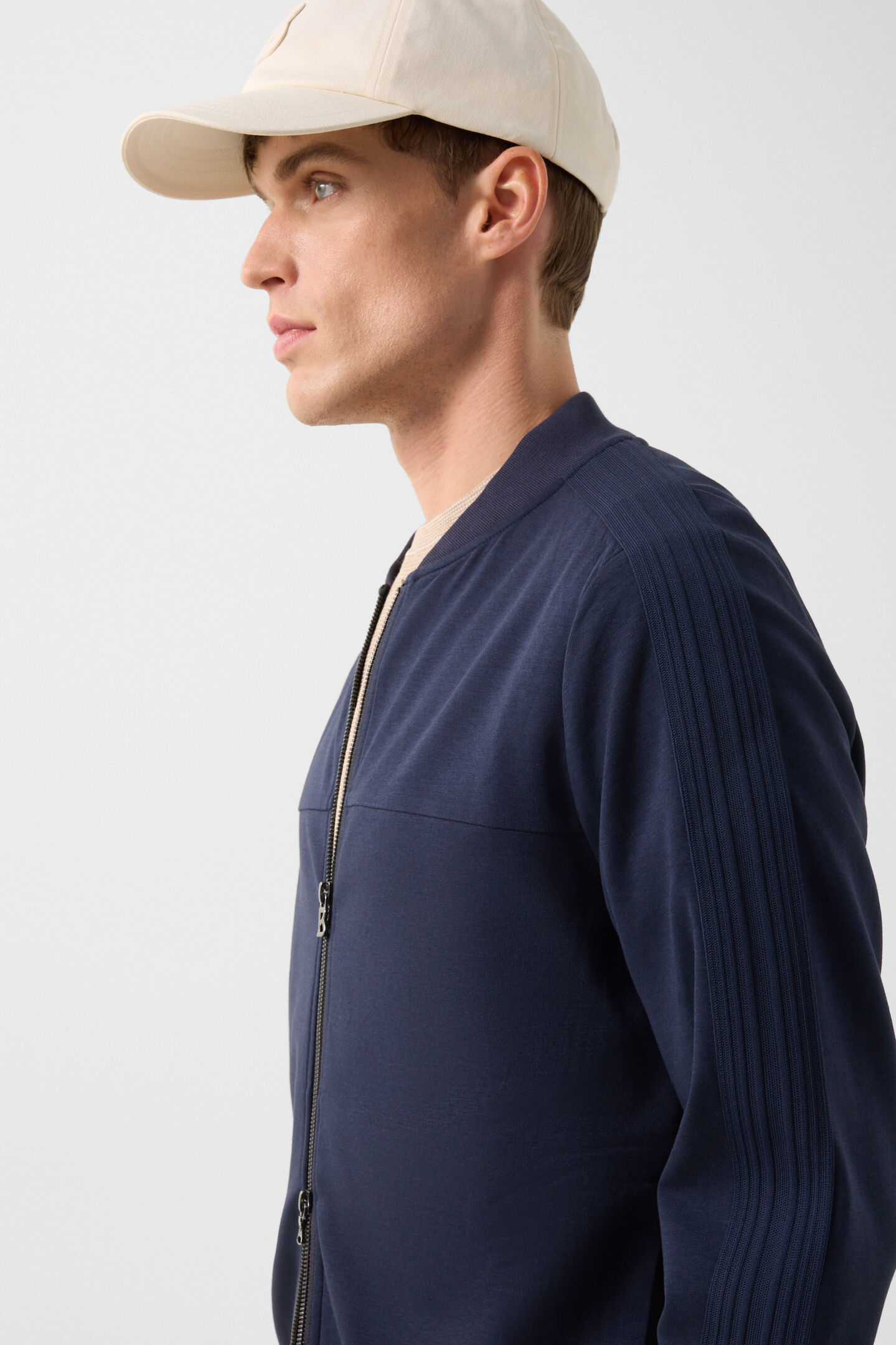 Sweatjacke Lennox Navy-Blau