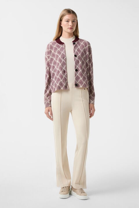 Alley jersey broek Crème Alley jersey broek Crème