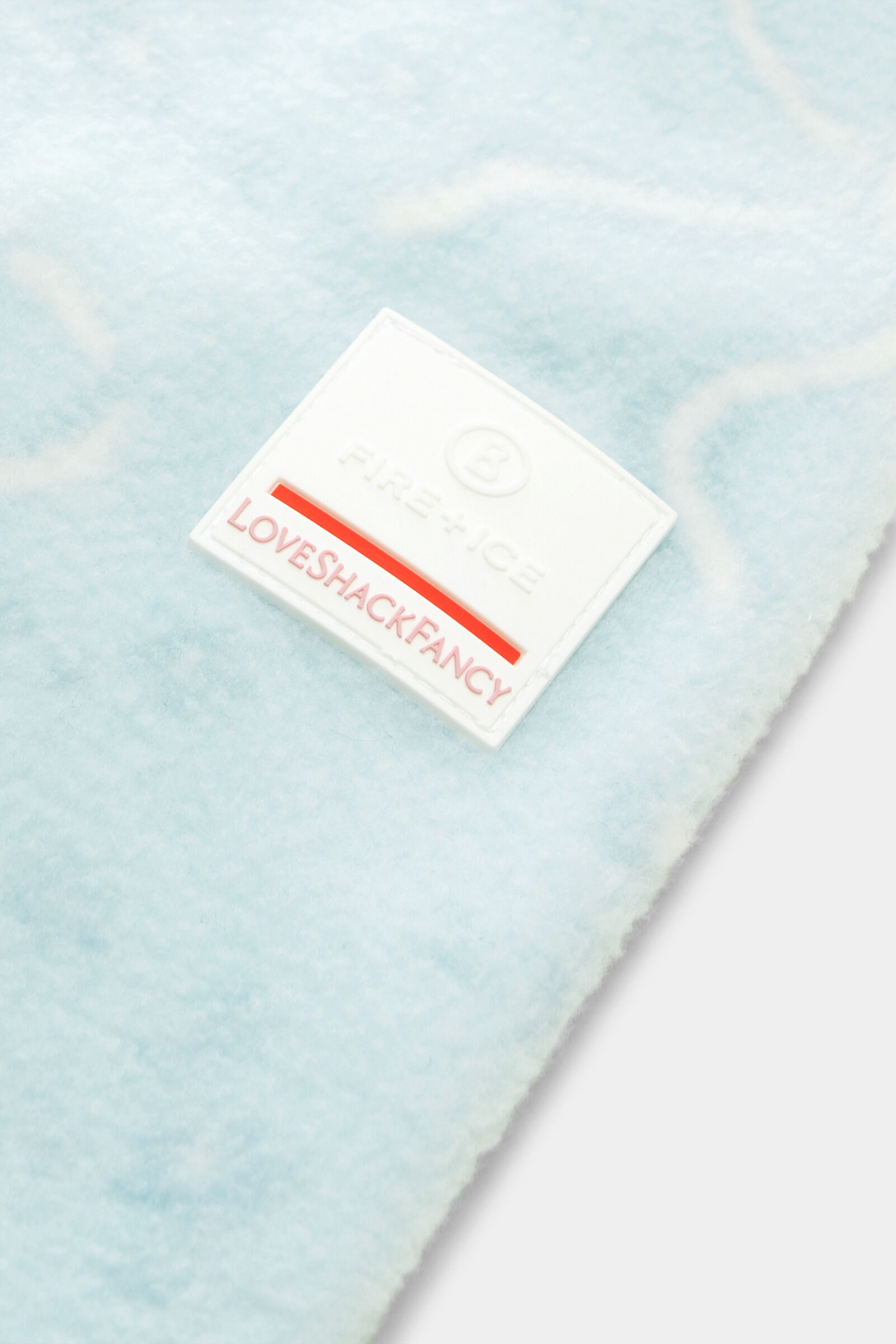 Kids midlayer fleece jacket Jette Light blue/white