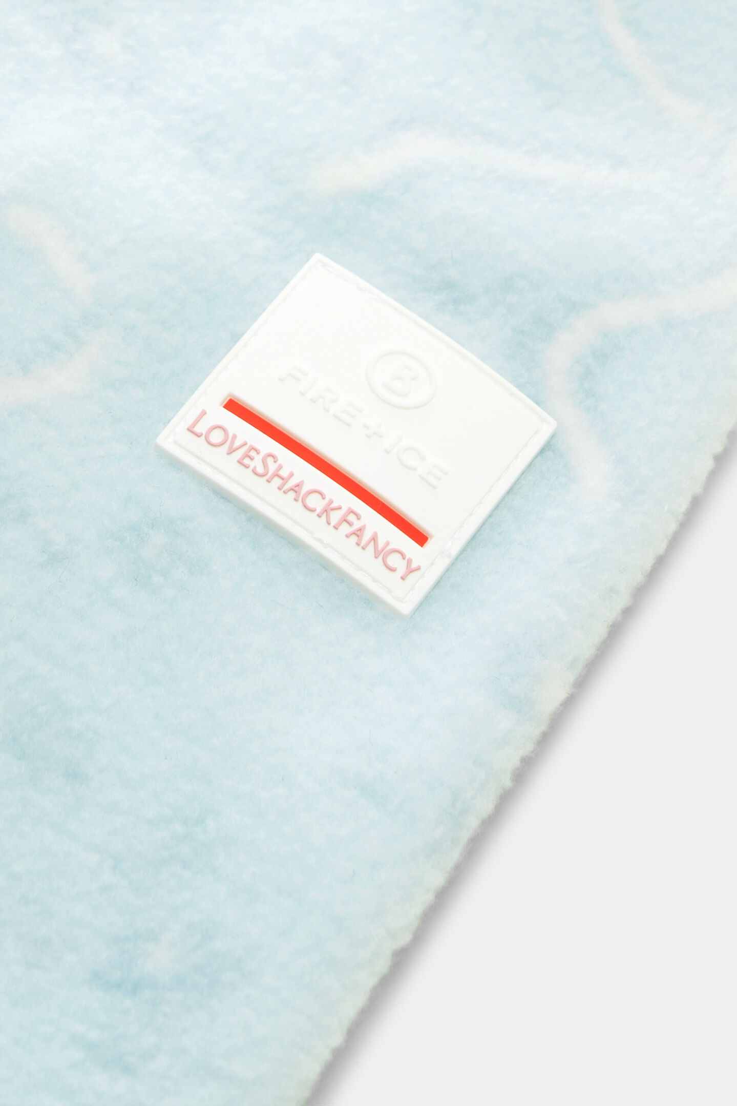 Kids midlayer fleece jacket Jette Light blue/white