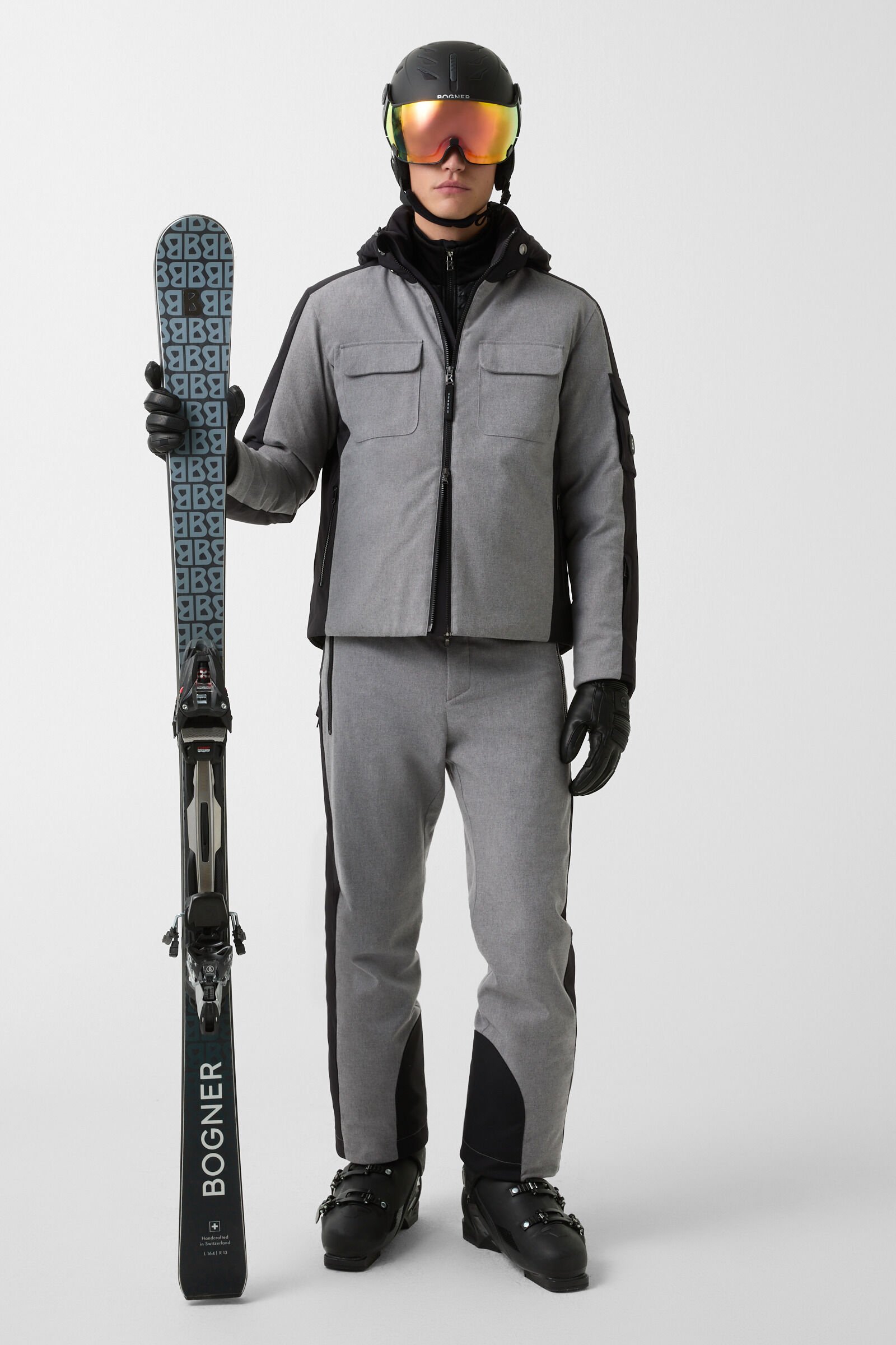 Wido ski trousers Grey/black