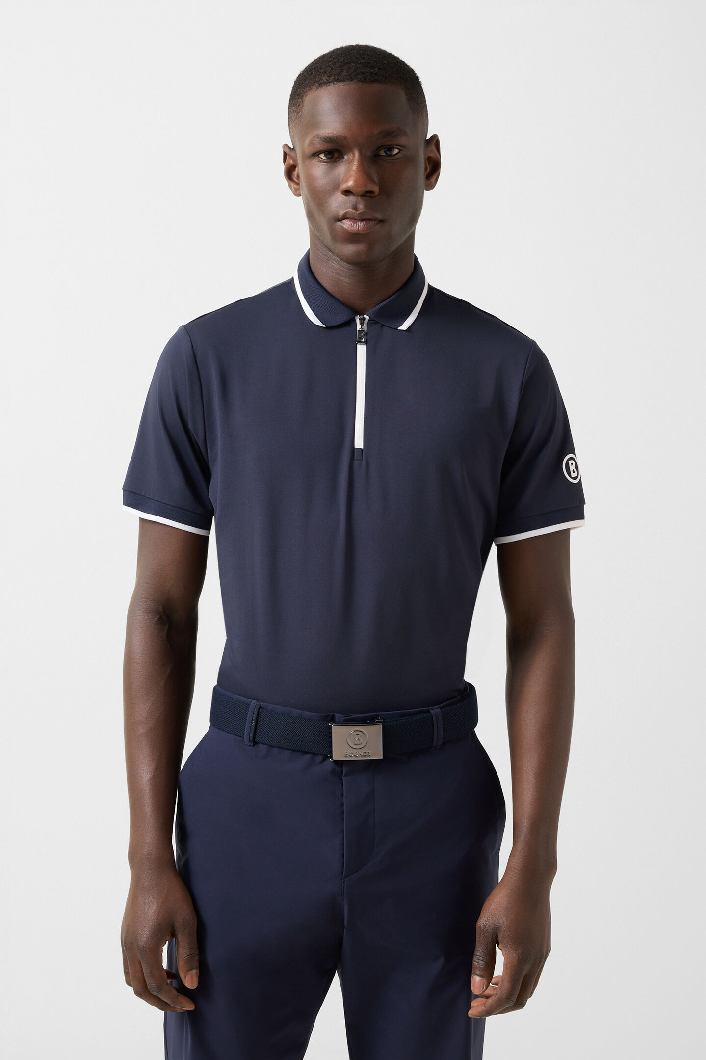 Cody functional short-sleeved top Navy blue
