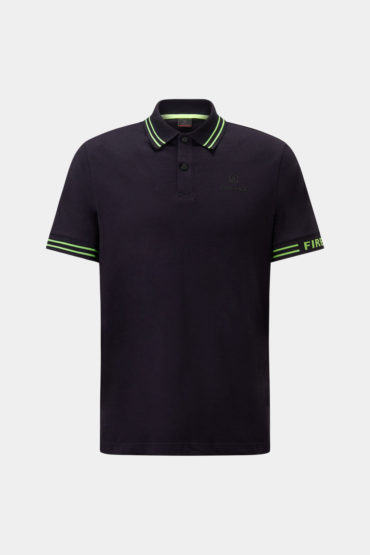 Arjan polo shirt Dark blue/lime