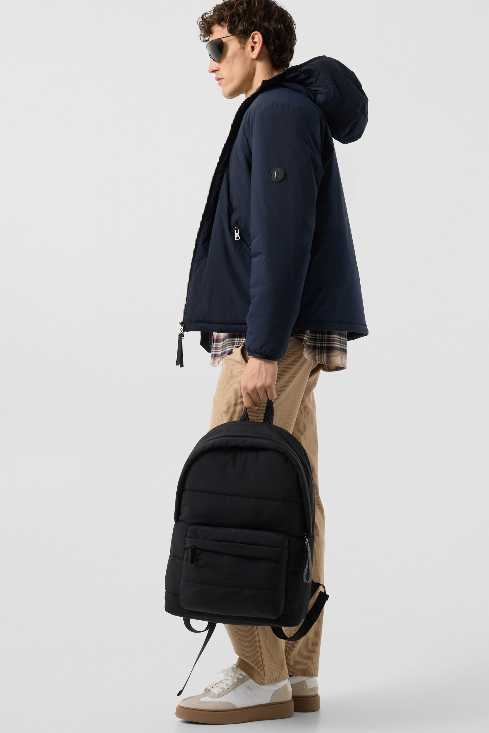 Clio lightweight down jacket Navy blue