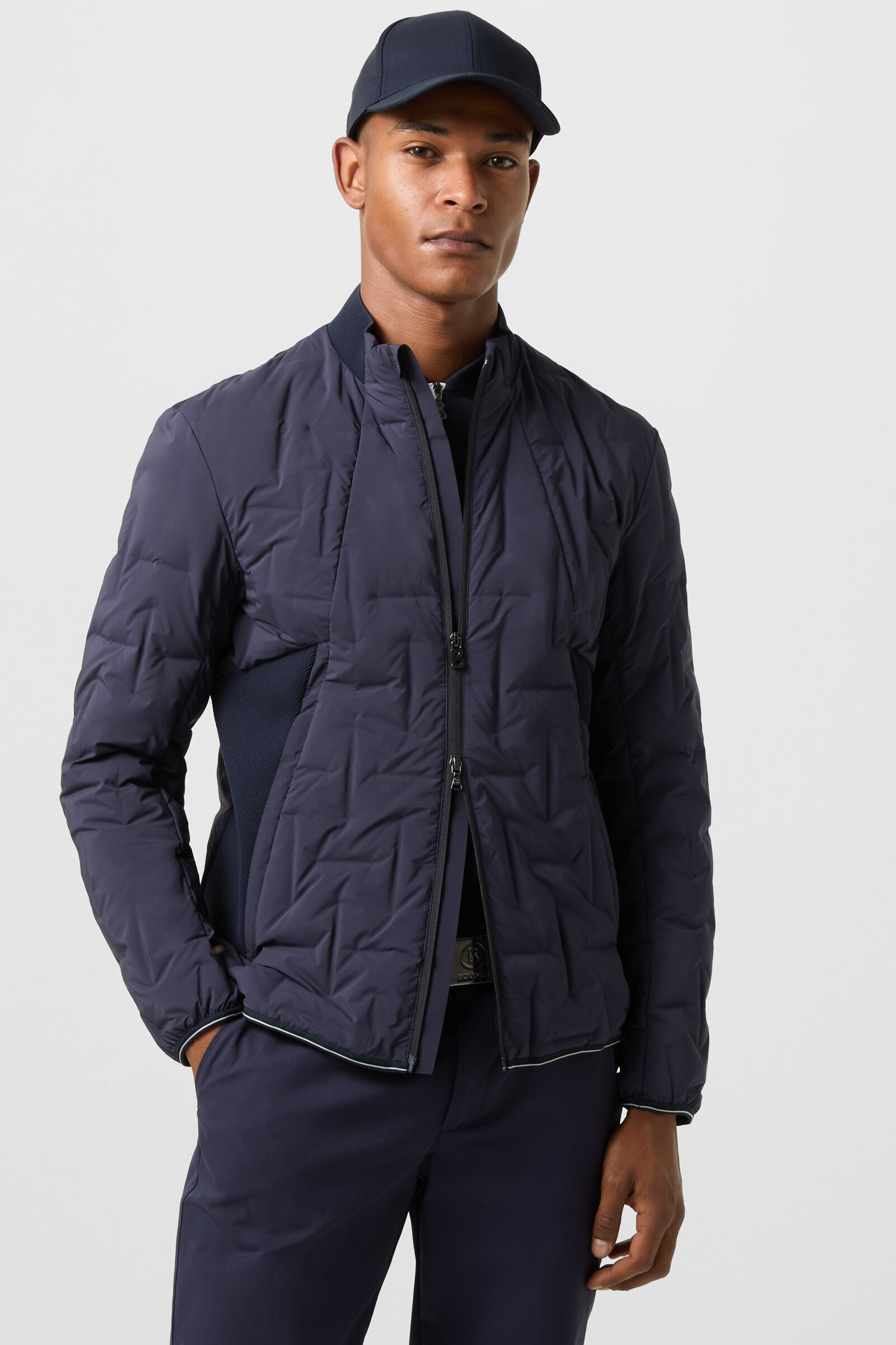 Saschan lightweight down jacket Navy blue