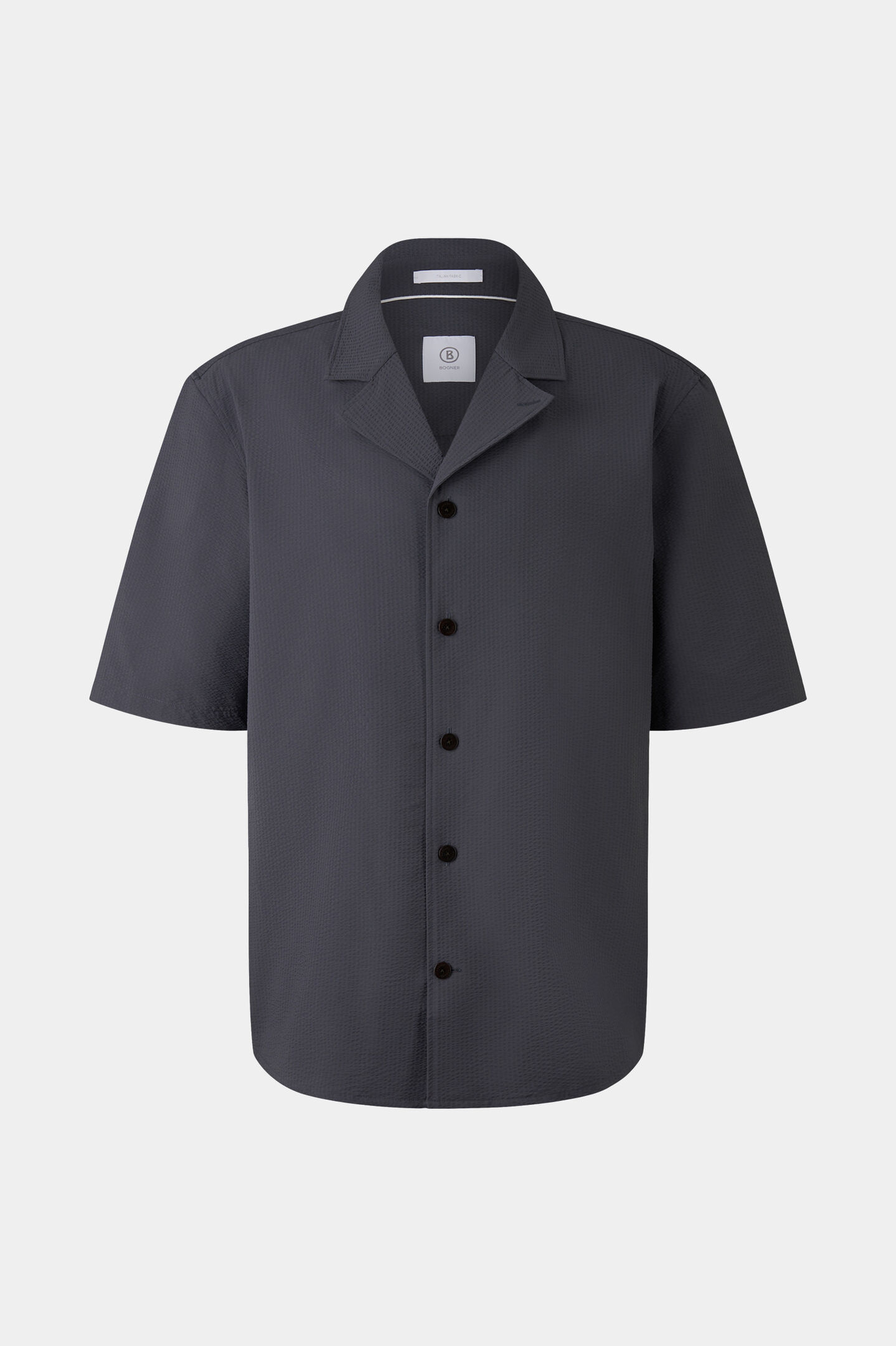 Eddy short-sleeved shirt Anthracite