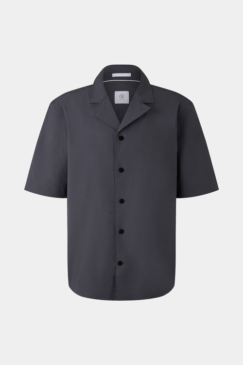 Eddy short-sleeved shirt Anthracite