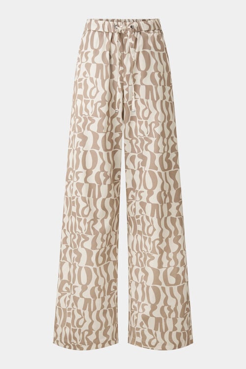 Marlenehose Donya Karamell/Creme