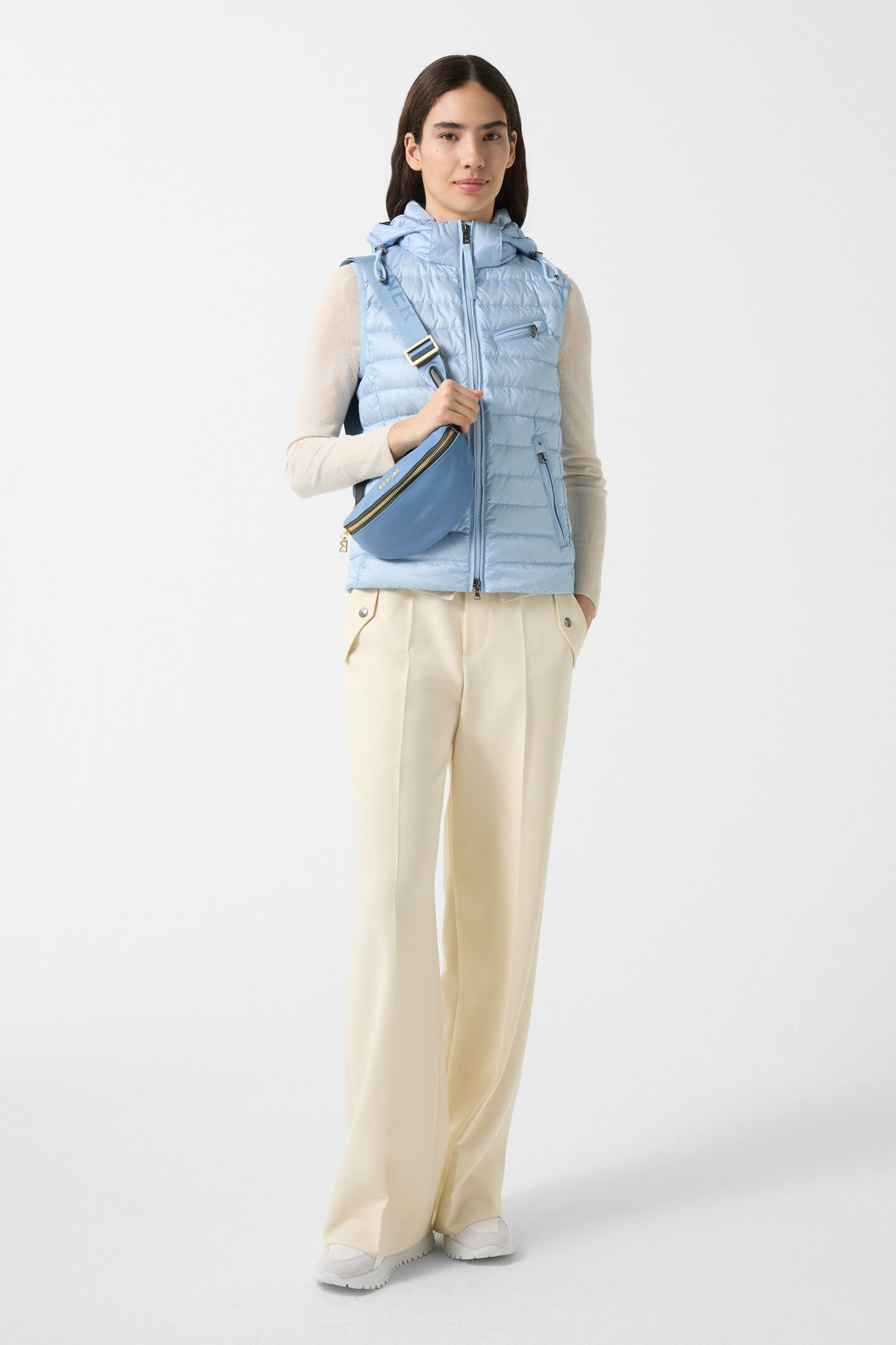Florisa Lightweight down gilet Light blue