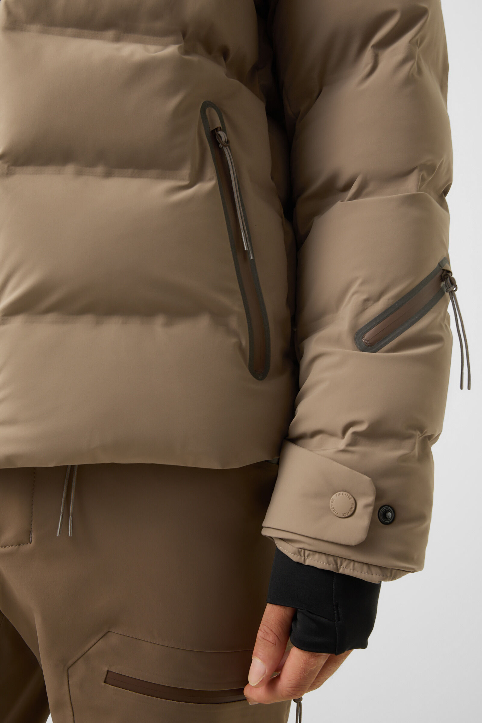 Tec-Luka ski jacket Caramel