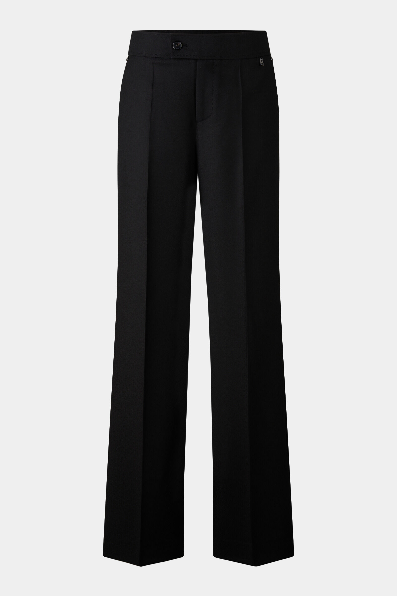 Pure new wool trousers Hermia Black