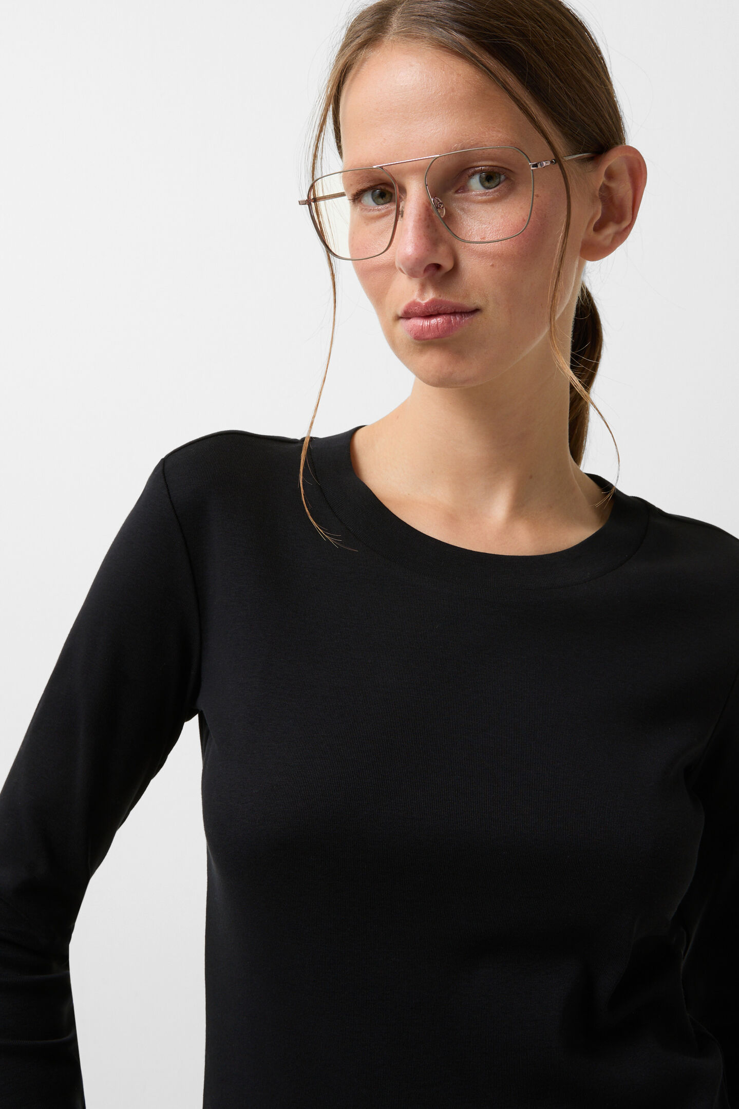 Nikini longsleeve Zwart