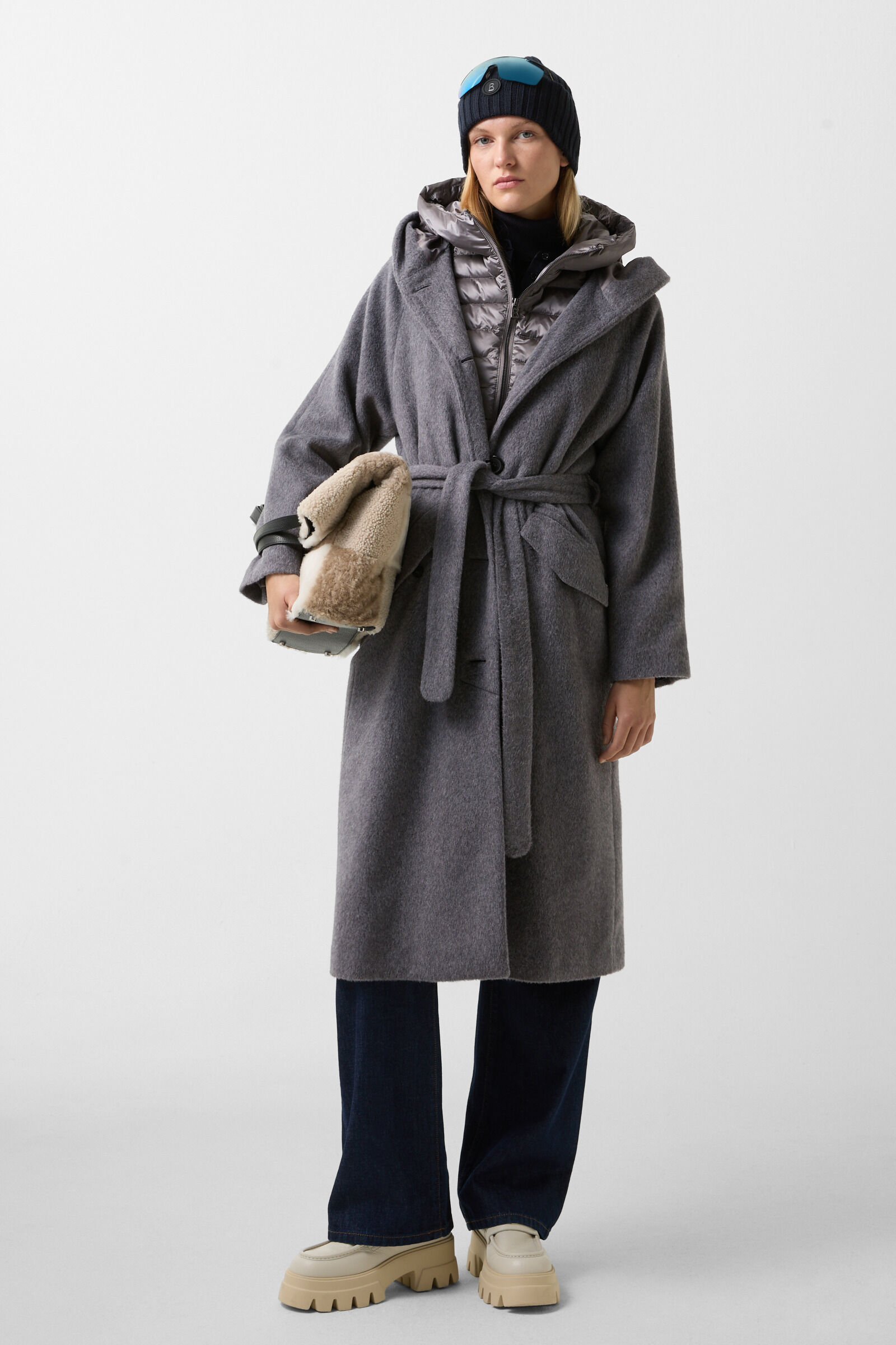 Runa wool coat Grey