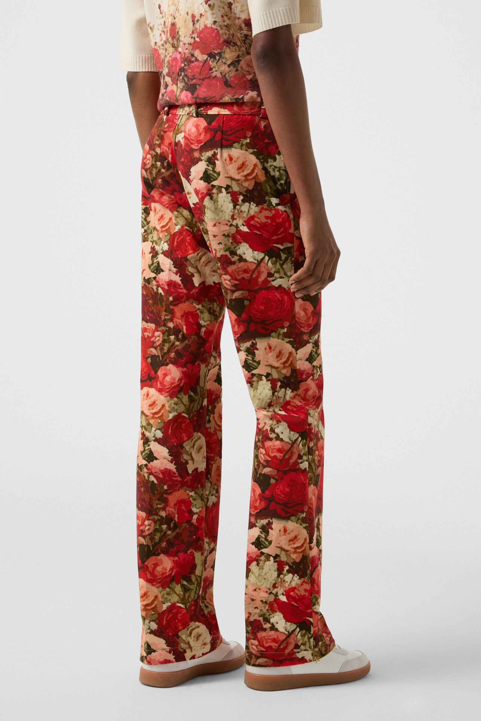 Flared fit jeans Jody Red/Green