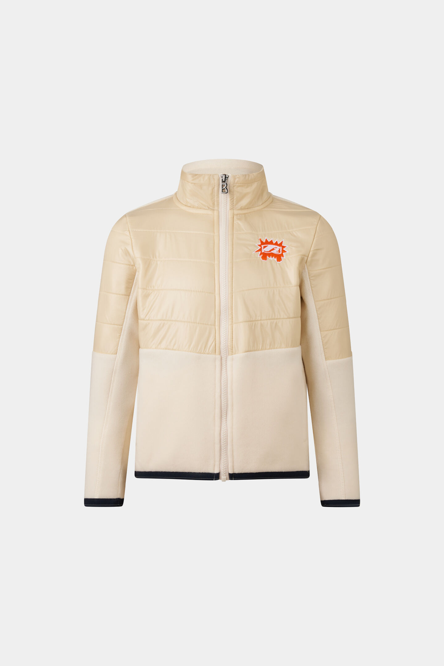 Kids Midlayer-Hybrid-Jacke Anton Creme
