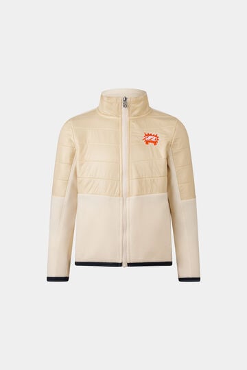 Veste hybride midlayer pour enfants Anton Crème Veste hybride midlayer pour enfants Anton Crème