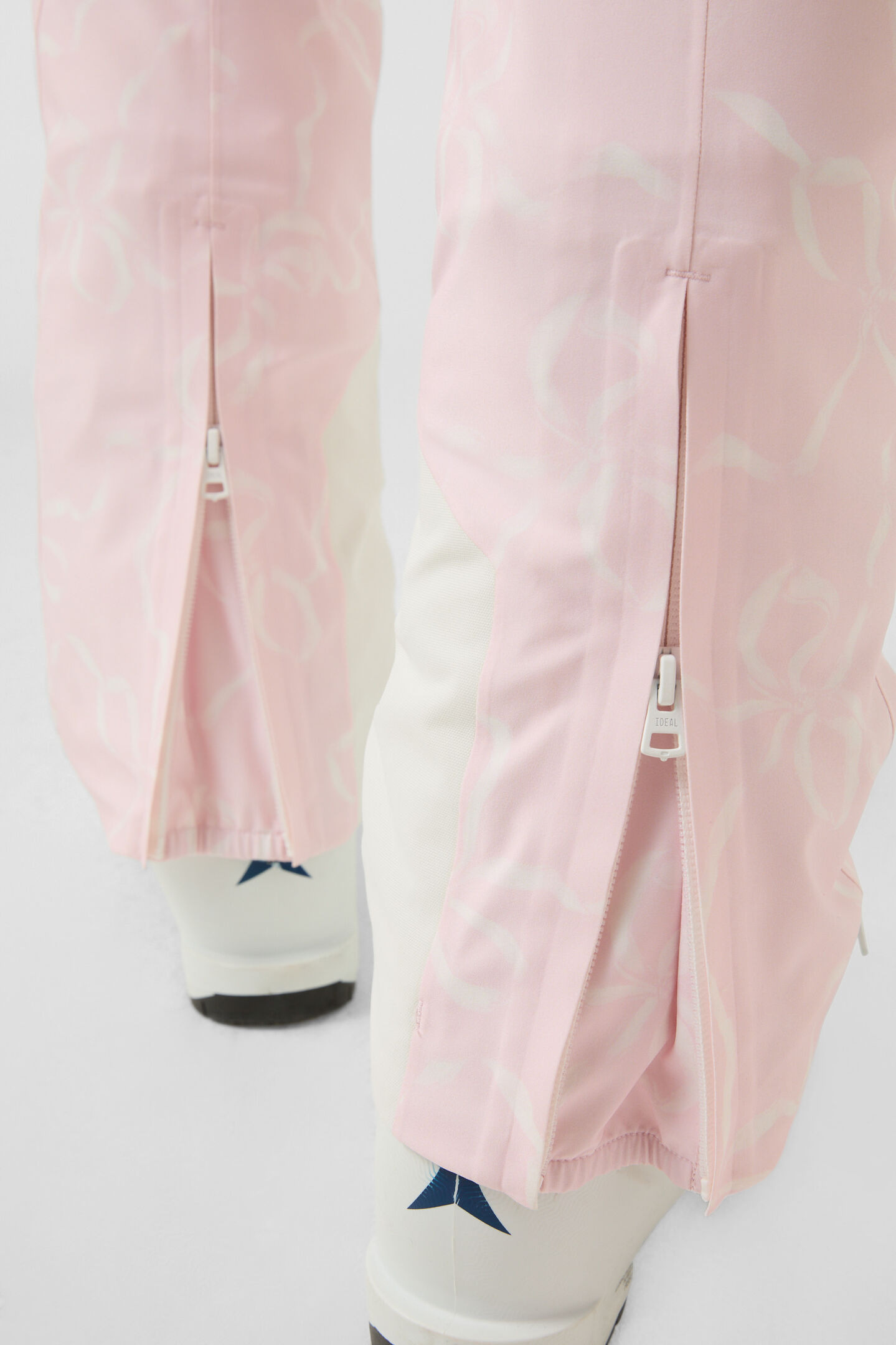 Borja ski trousers Pink/white