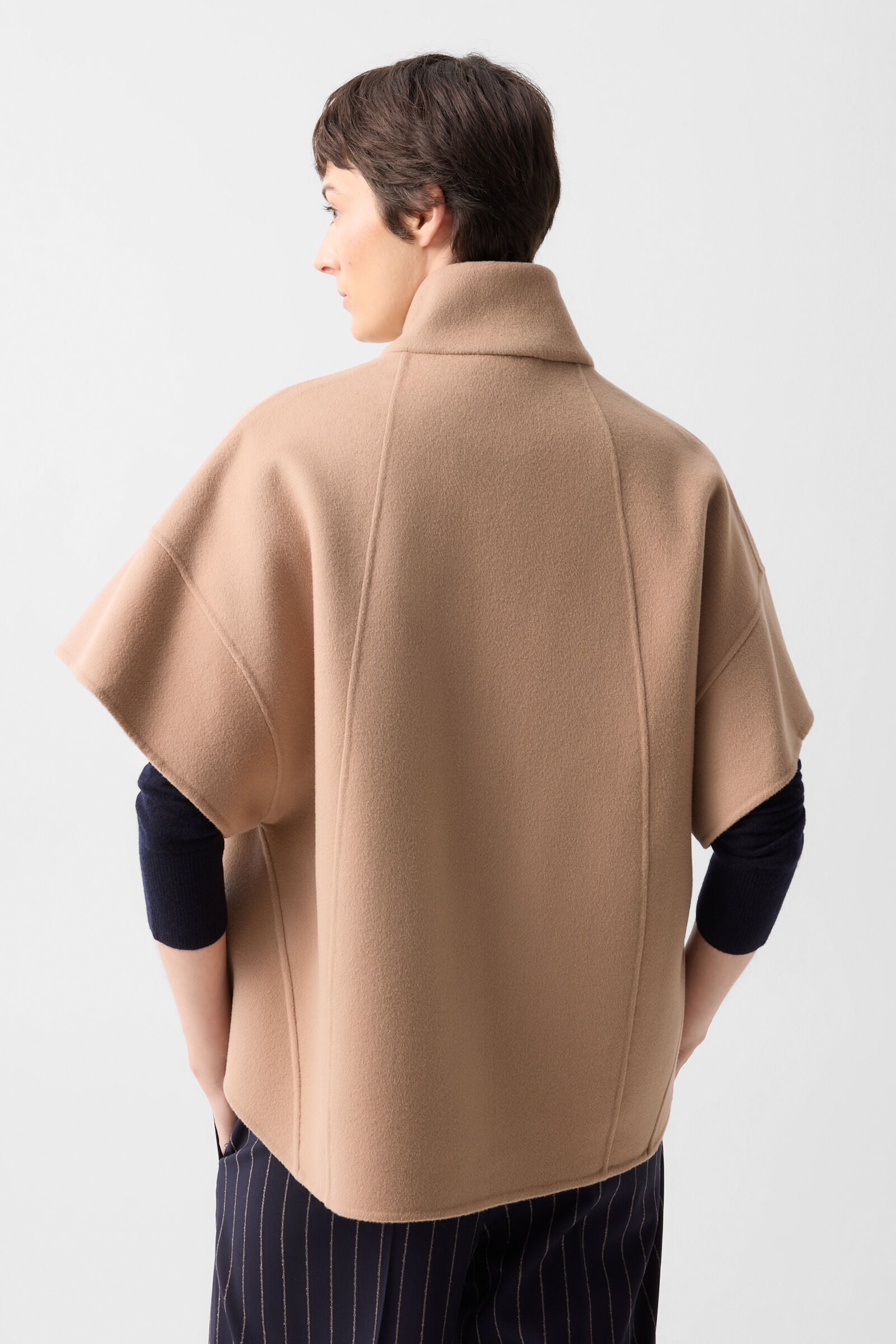 Wool waistcoat Venice Camel