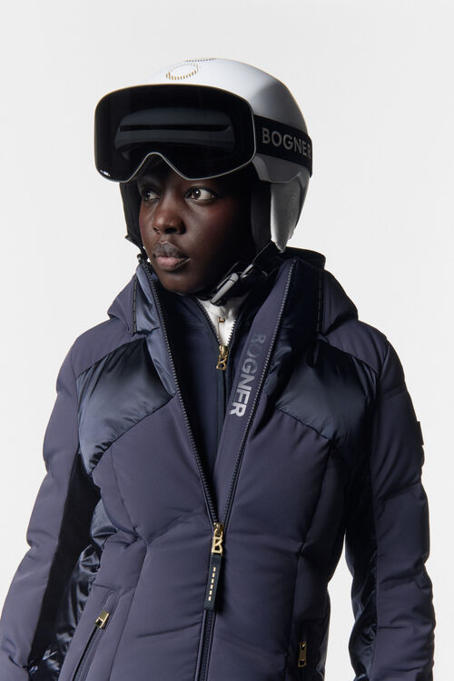 Delin down ski jacket Navy blue