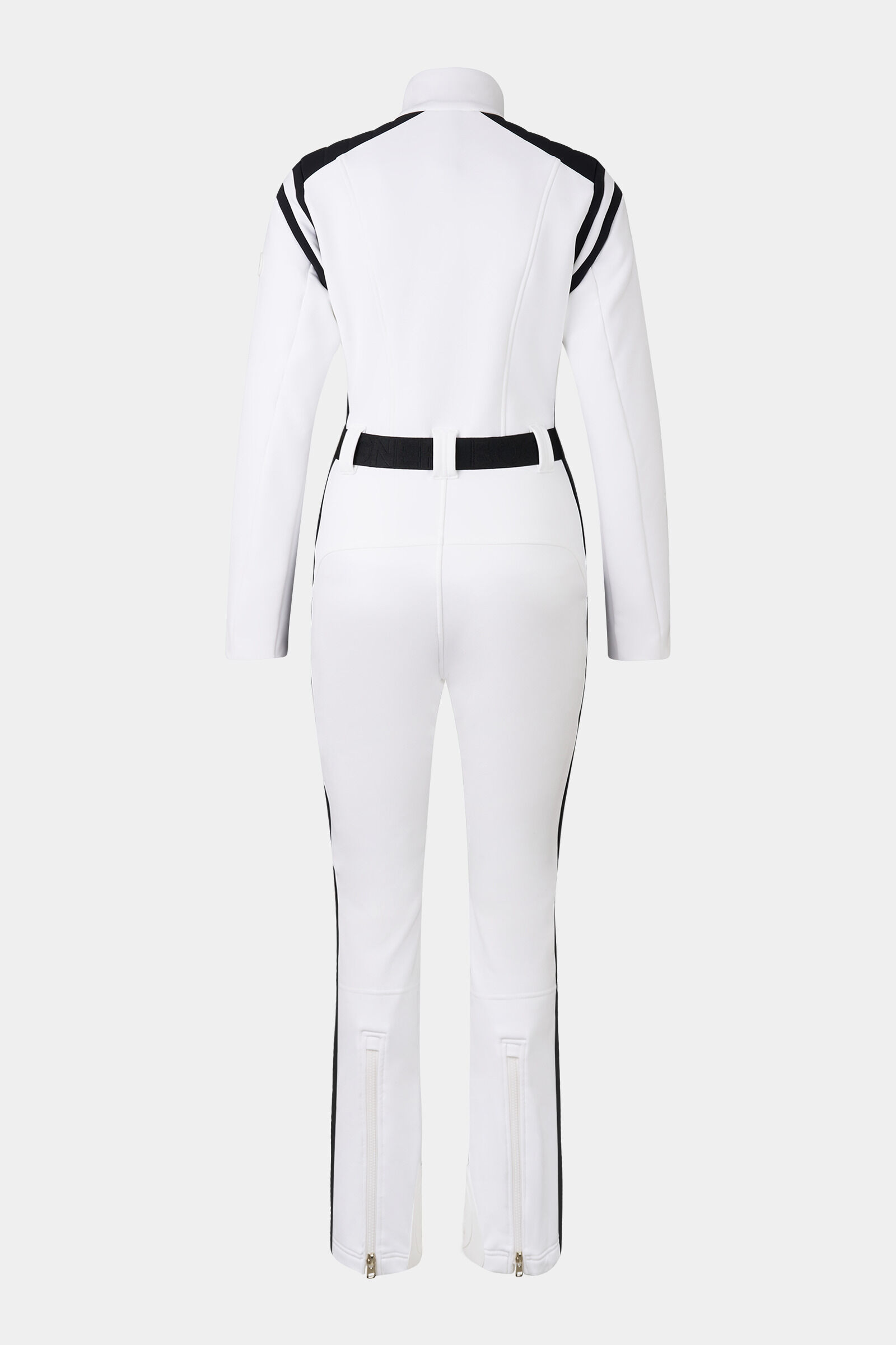 Janny softshell ski overall White/black