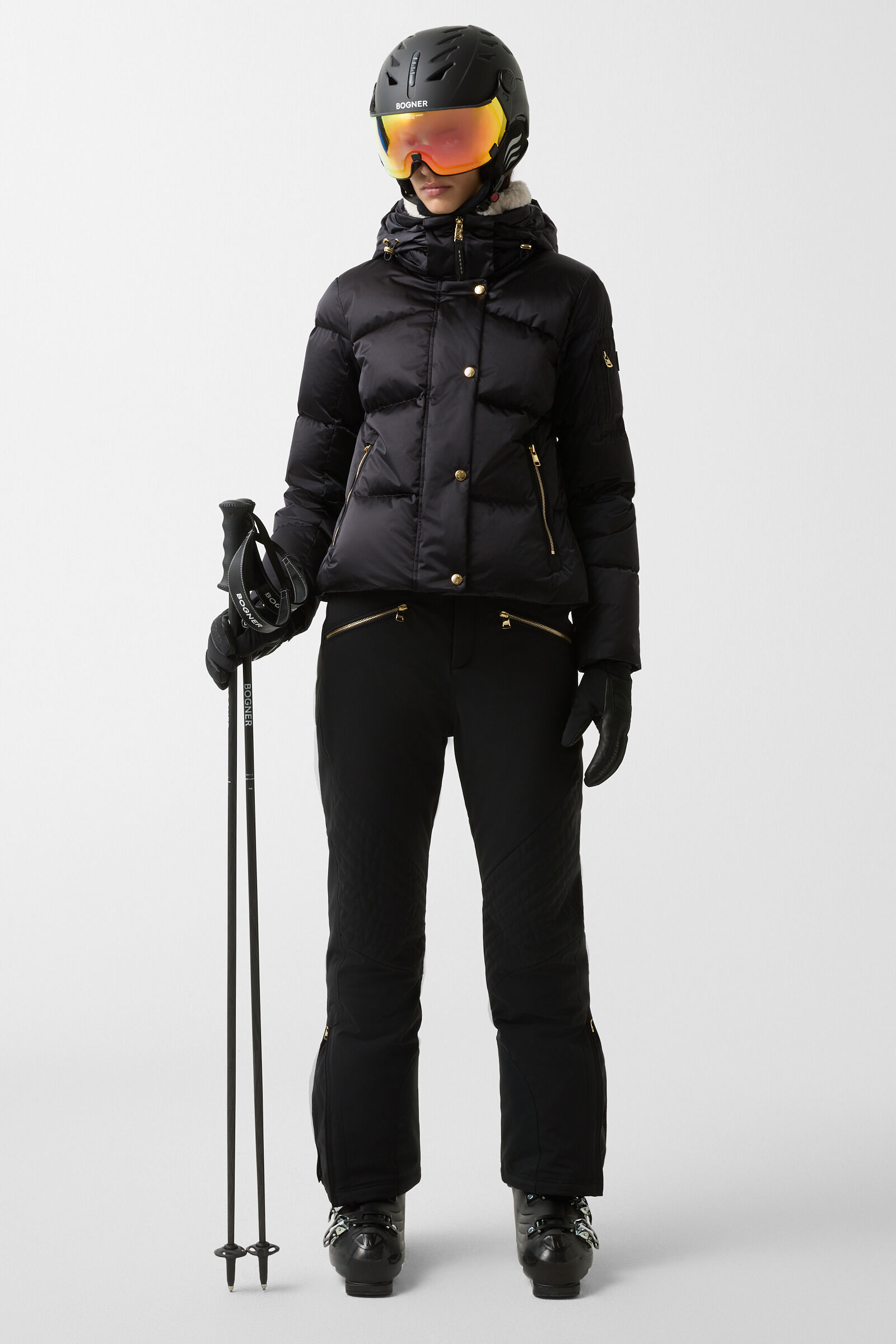 Hella down ski jacket Black