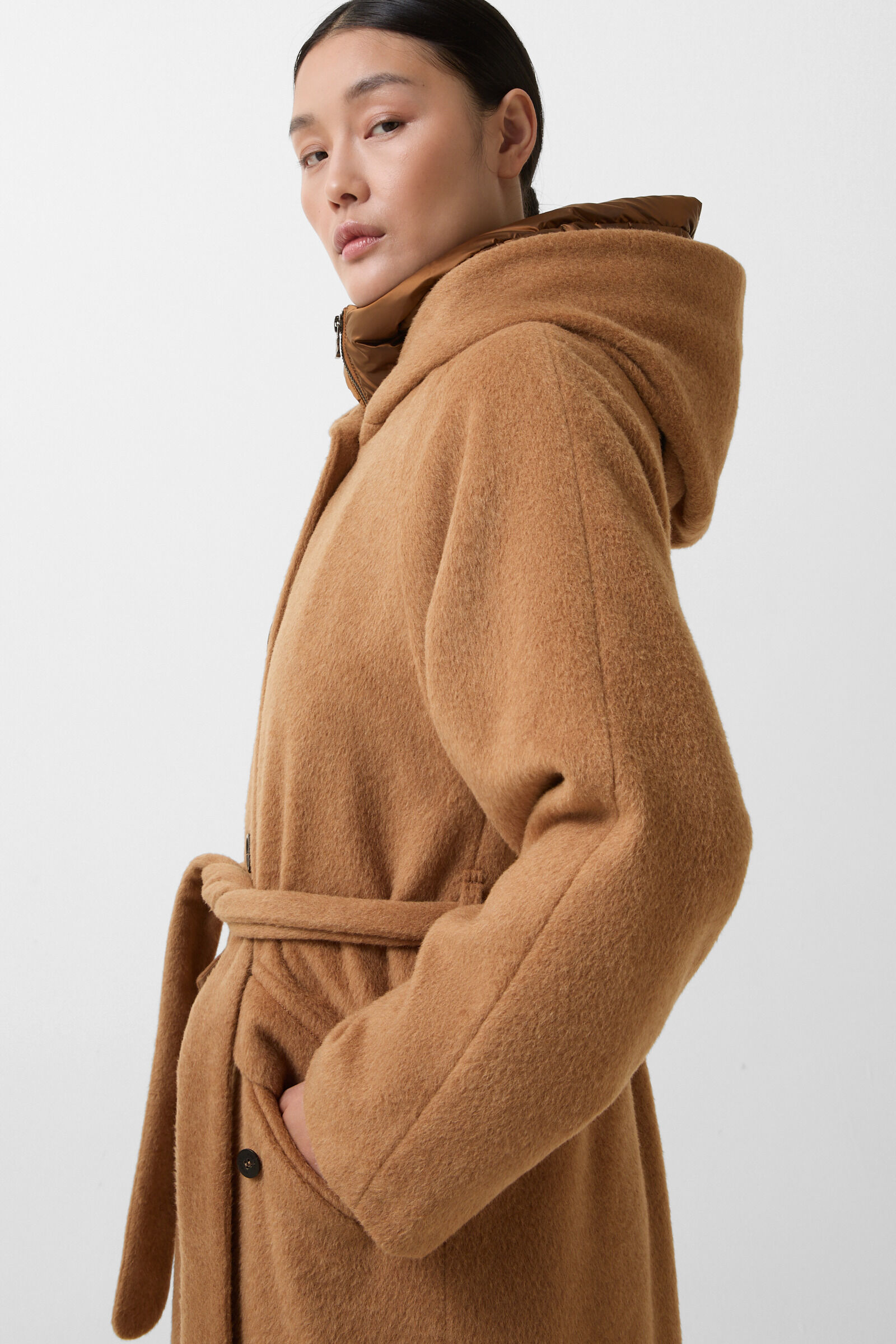 Runa wool coat Camel