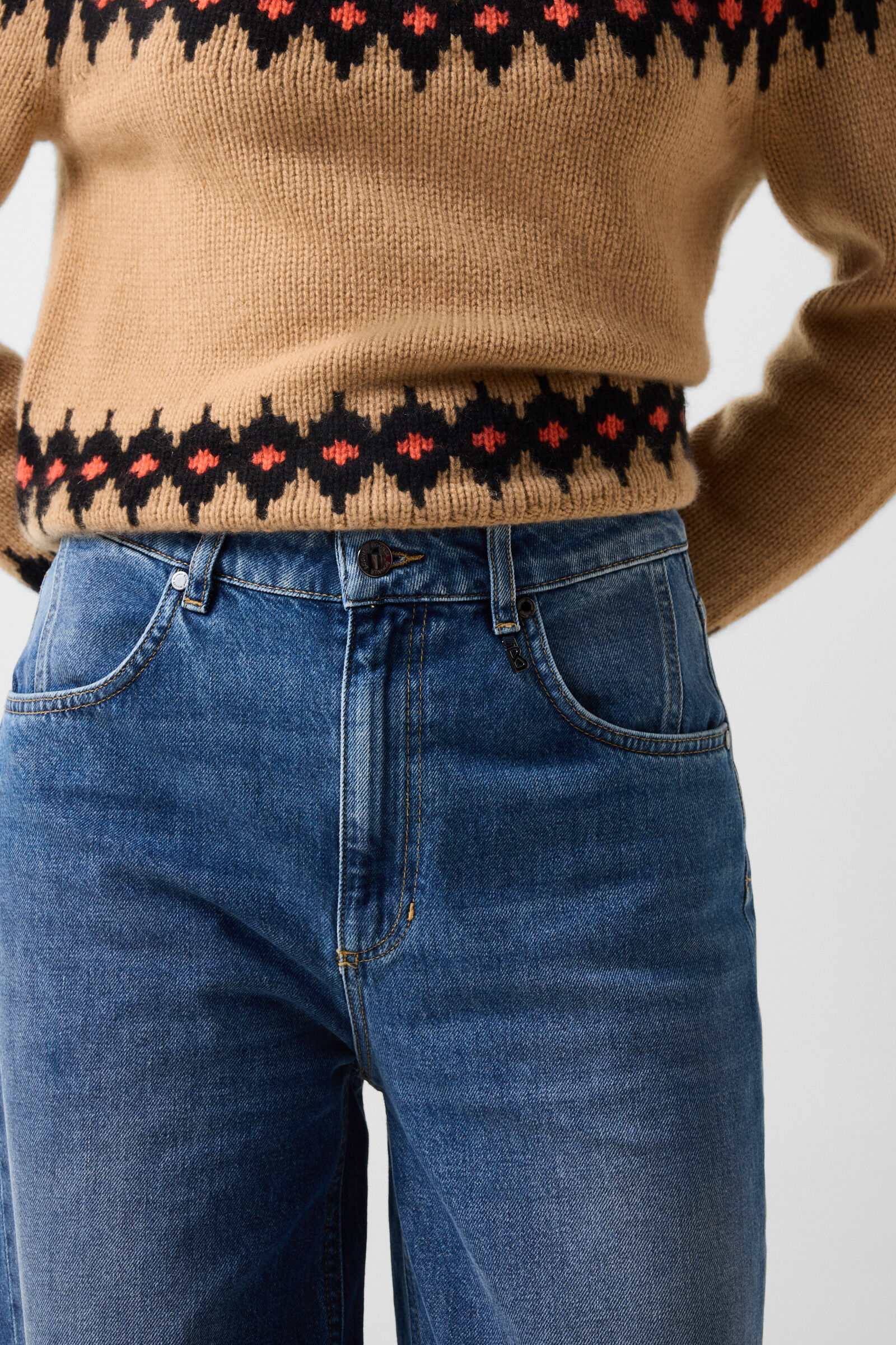 Bina Barrel Fit Jeans Denim Blue