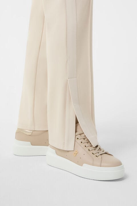Alley jersey broek Crème Alley jersey broek Crème