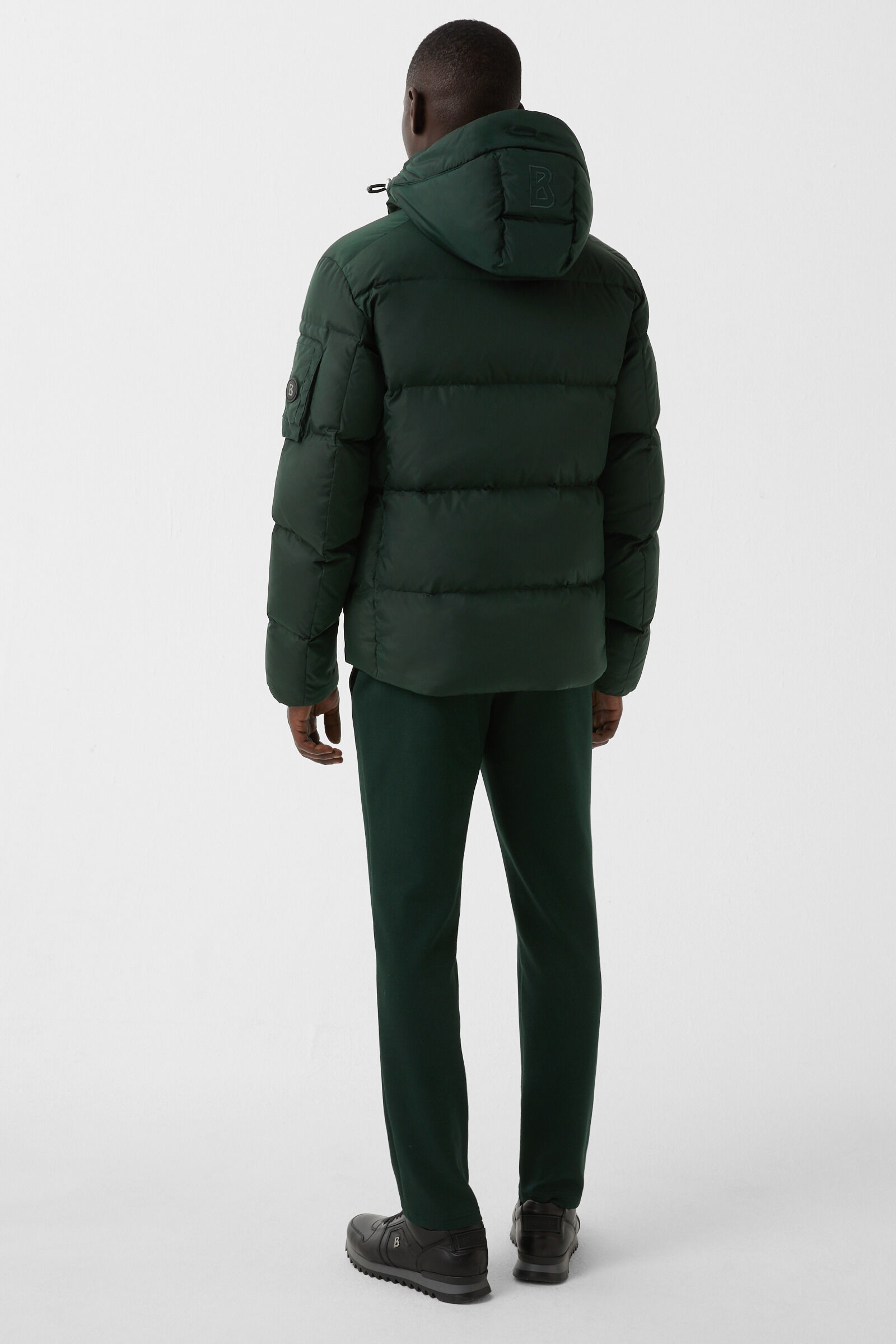 Donsjack Jamy Donkergroen