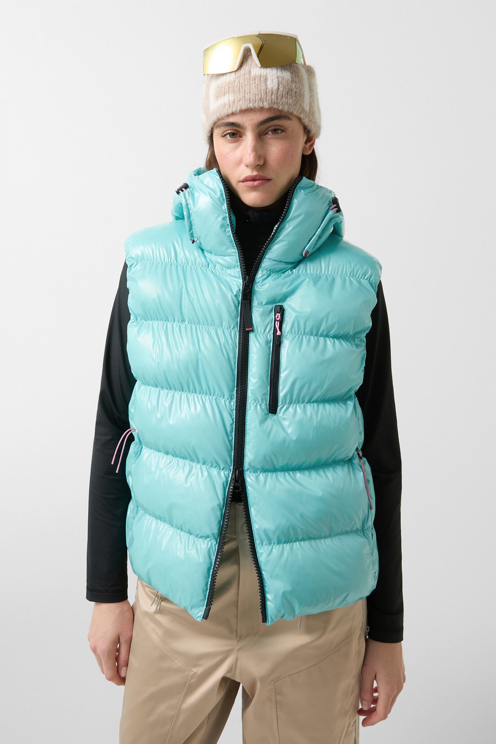 Naima quilted waistcoat Ice blue
