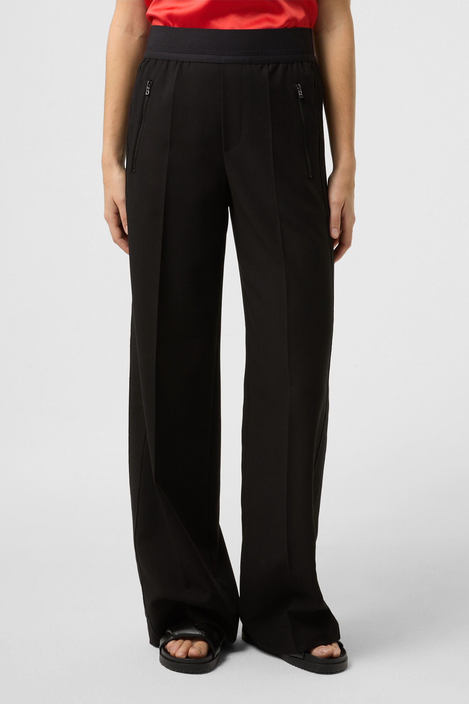 Ilvy jersey trousers Black