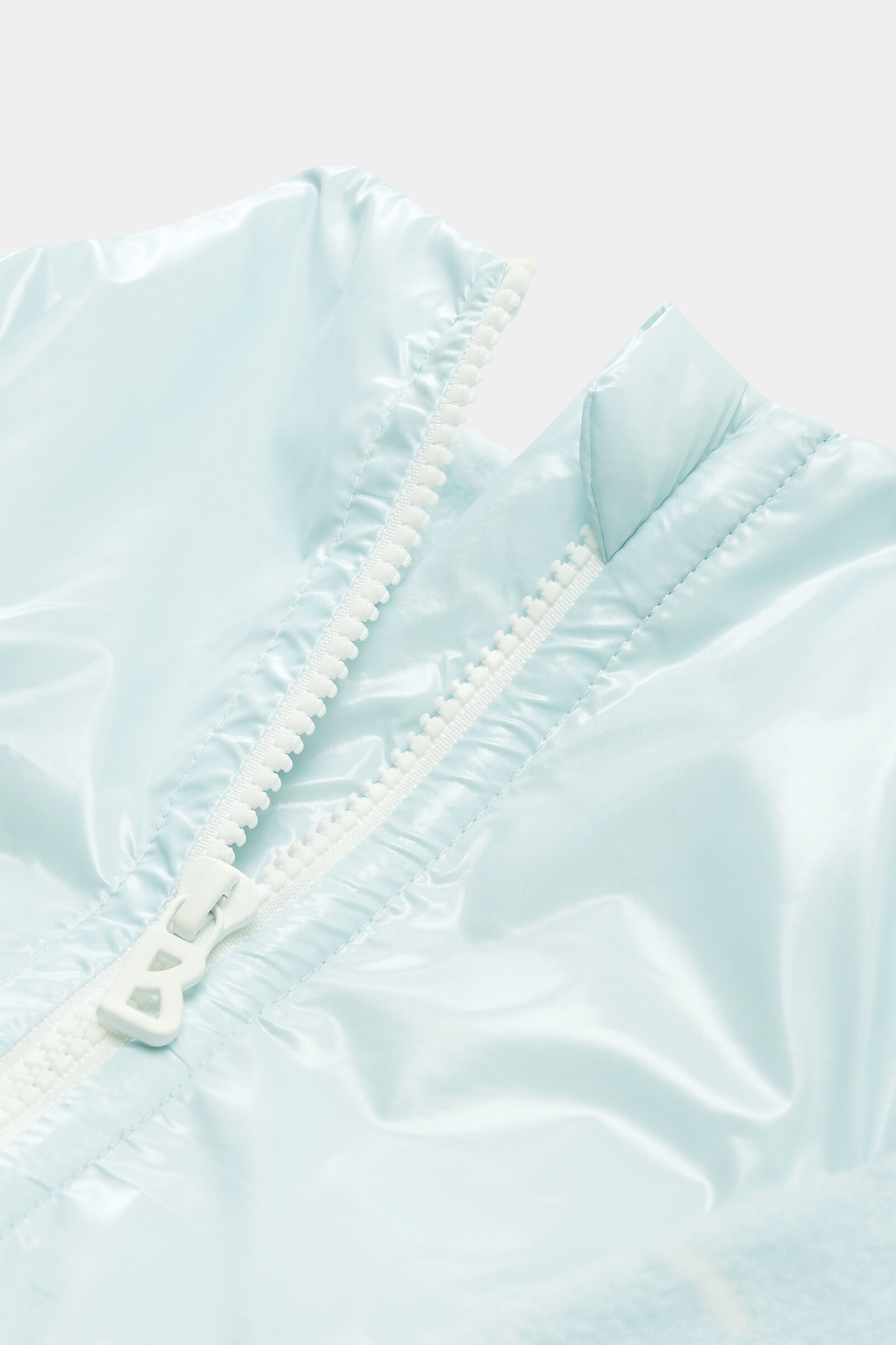 Kids midlayer fleece jacket Jette Light blue/white