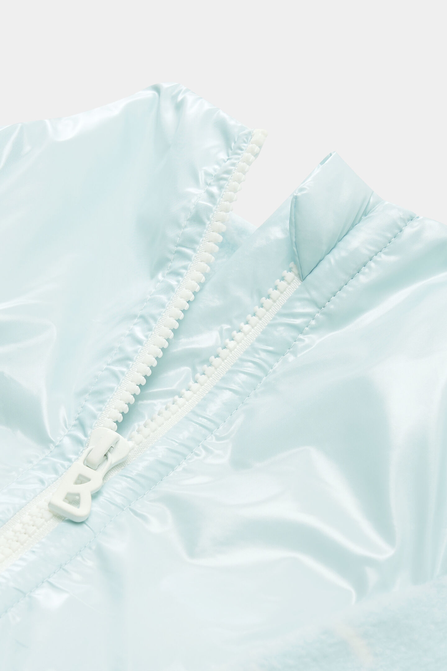 Kids midlayer fleece jacket Jette Light blue/white