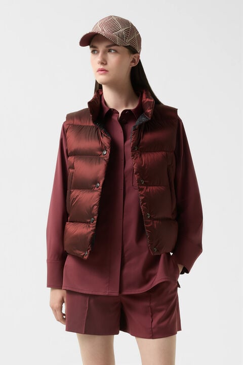 Orely down vest Wine red Orely down vest Wine red