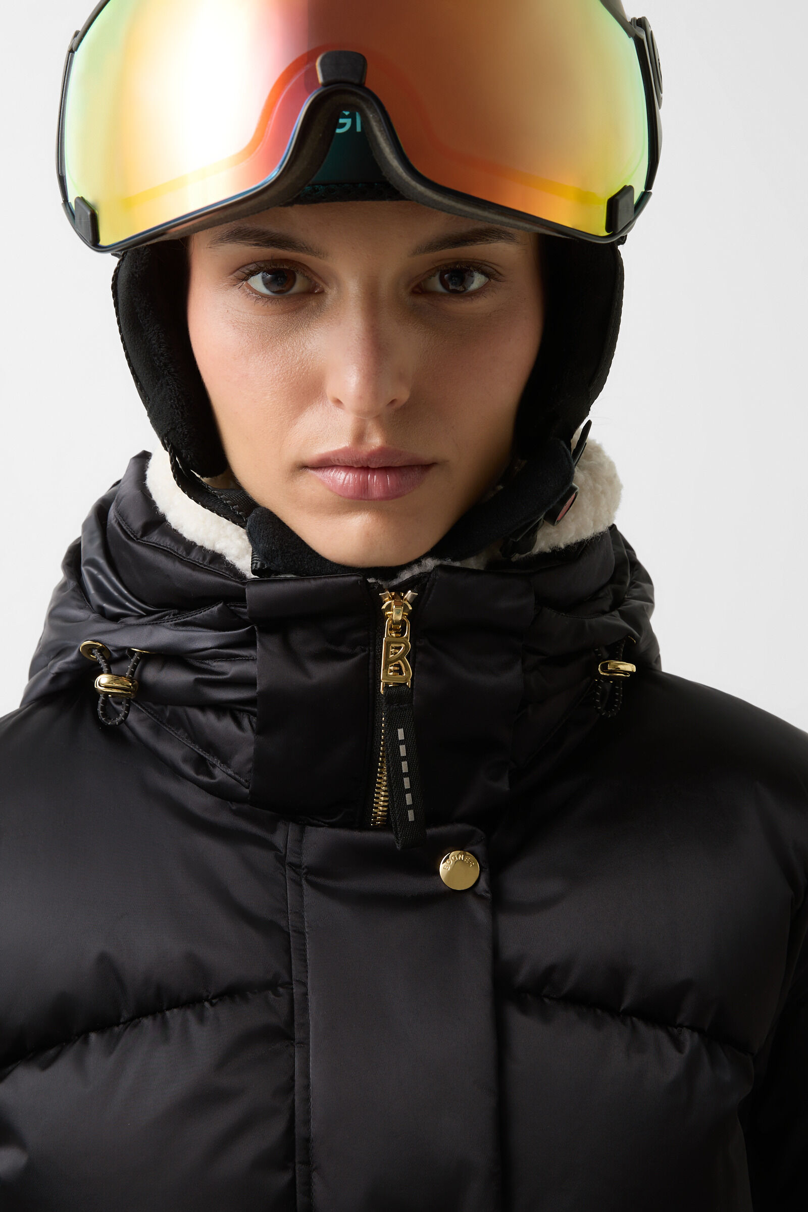 Hella down ski jacket Black