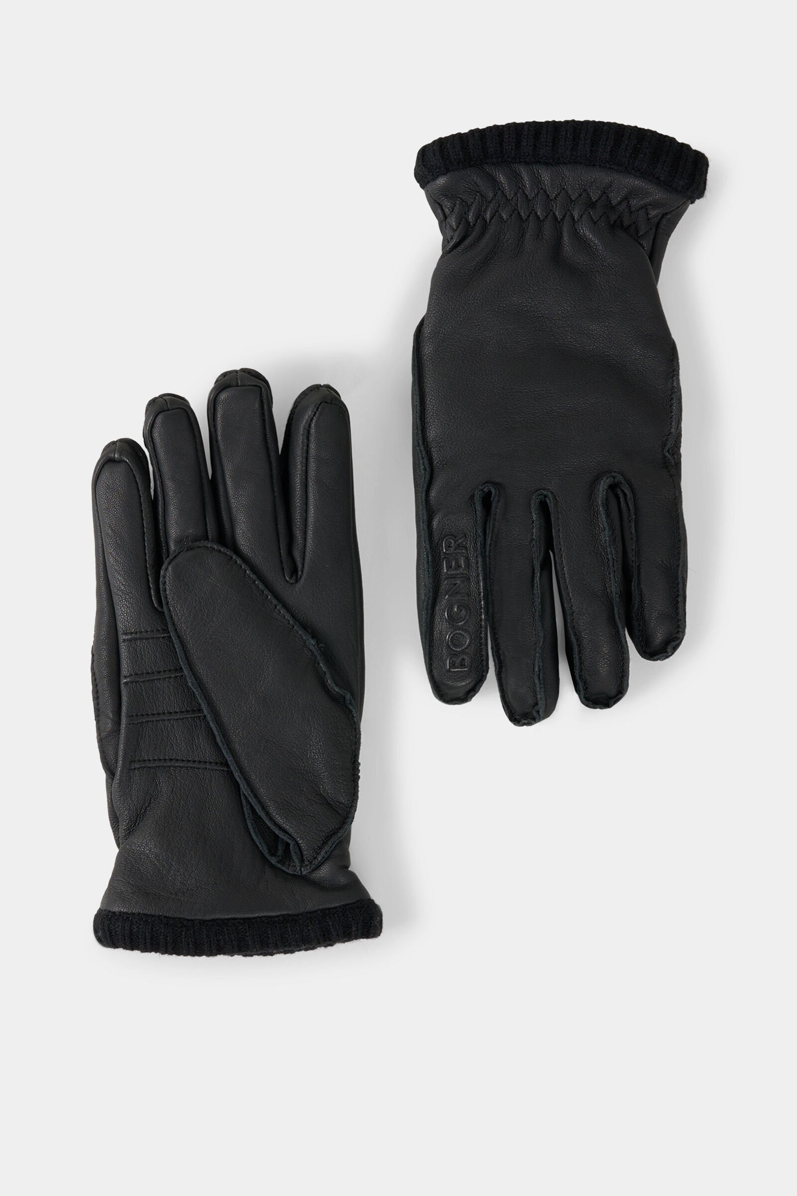 Leder-Handschuhe Toni Schwarz