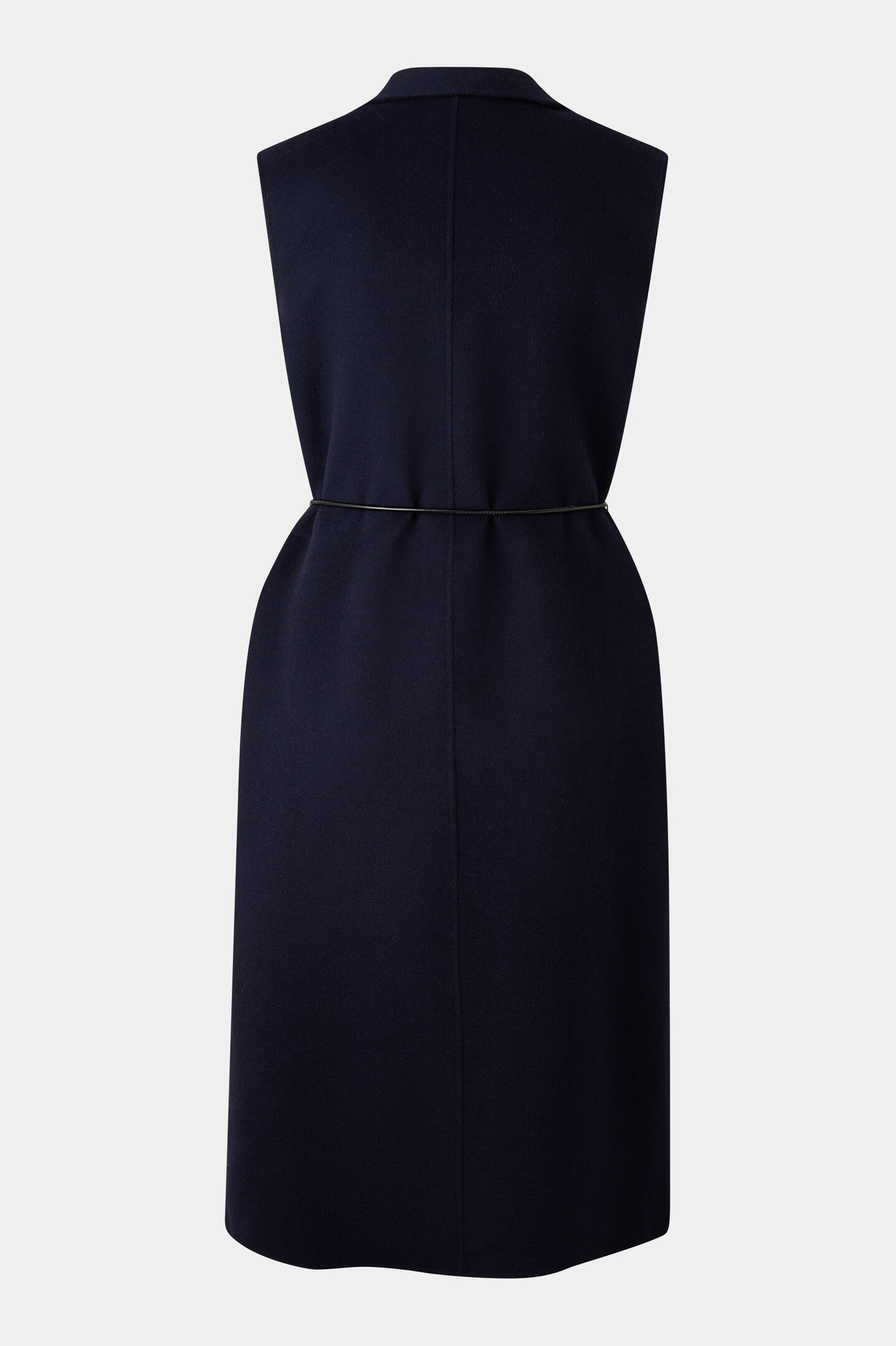 Double-face wool waistcoat Megan Navy blue