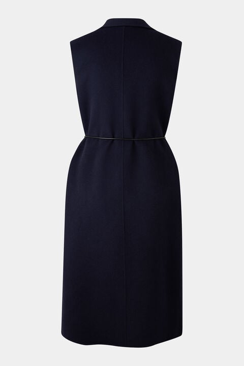 Double-face wool waistcoat Megan Navy blue Double-face wool waistcoat Megan Navy blue