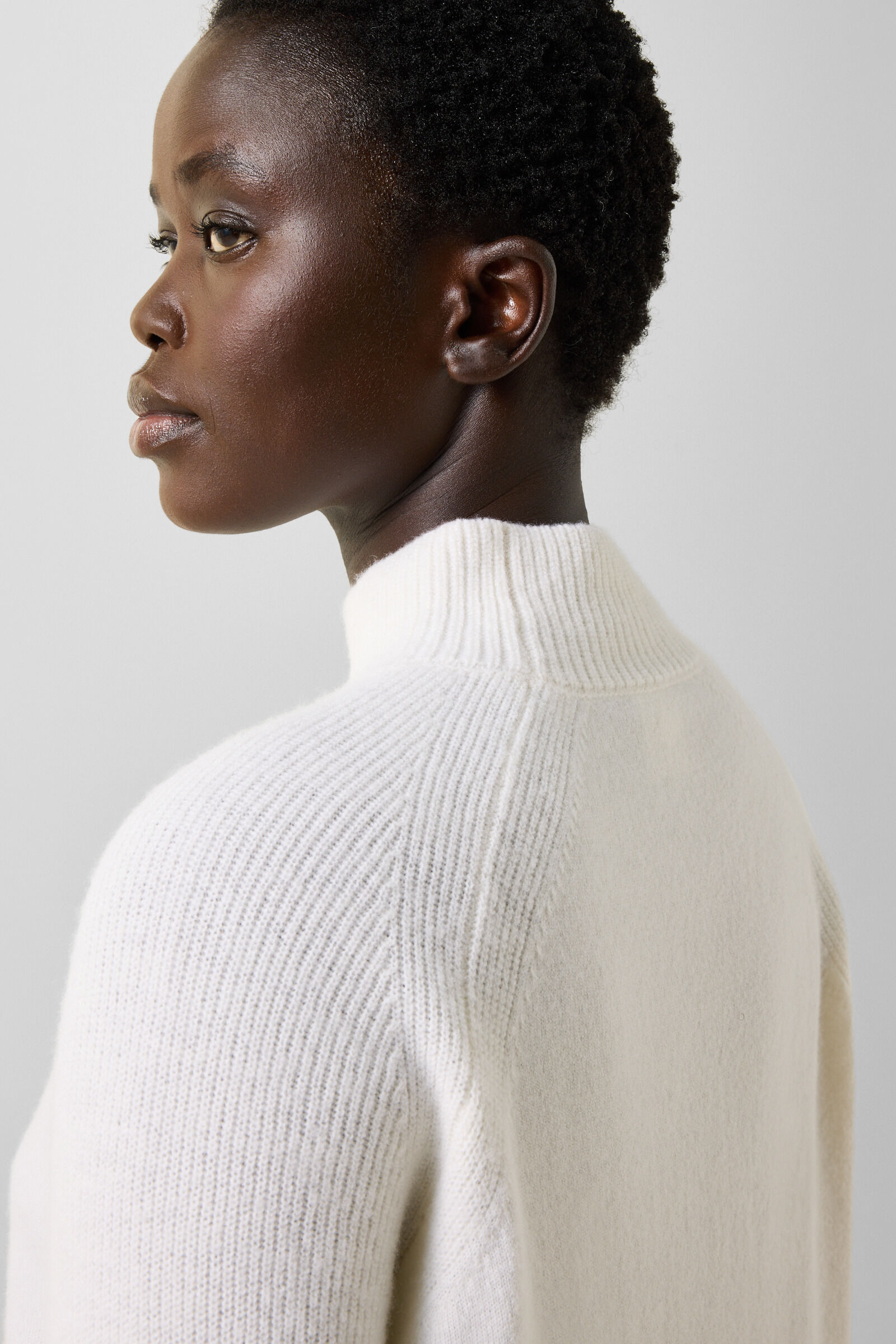 Schurwoll-Pullover Lena Off-White